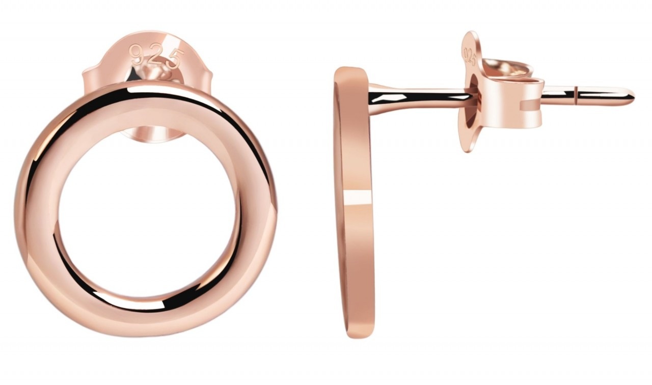 Adelia´s Paar Ohrhänger »Neuheit 2025 - Damen Ohrstecker aus 925 Sterling Silber Ø 11 mm«