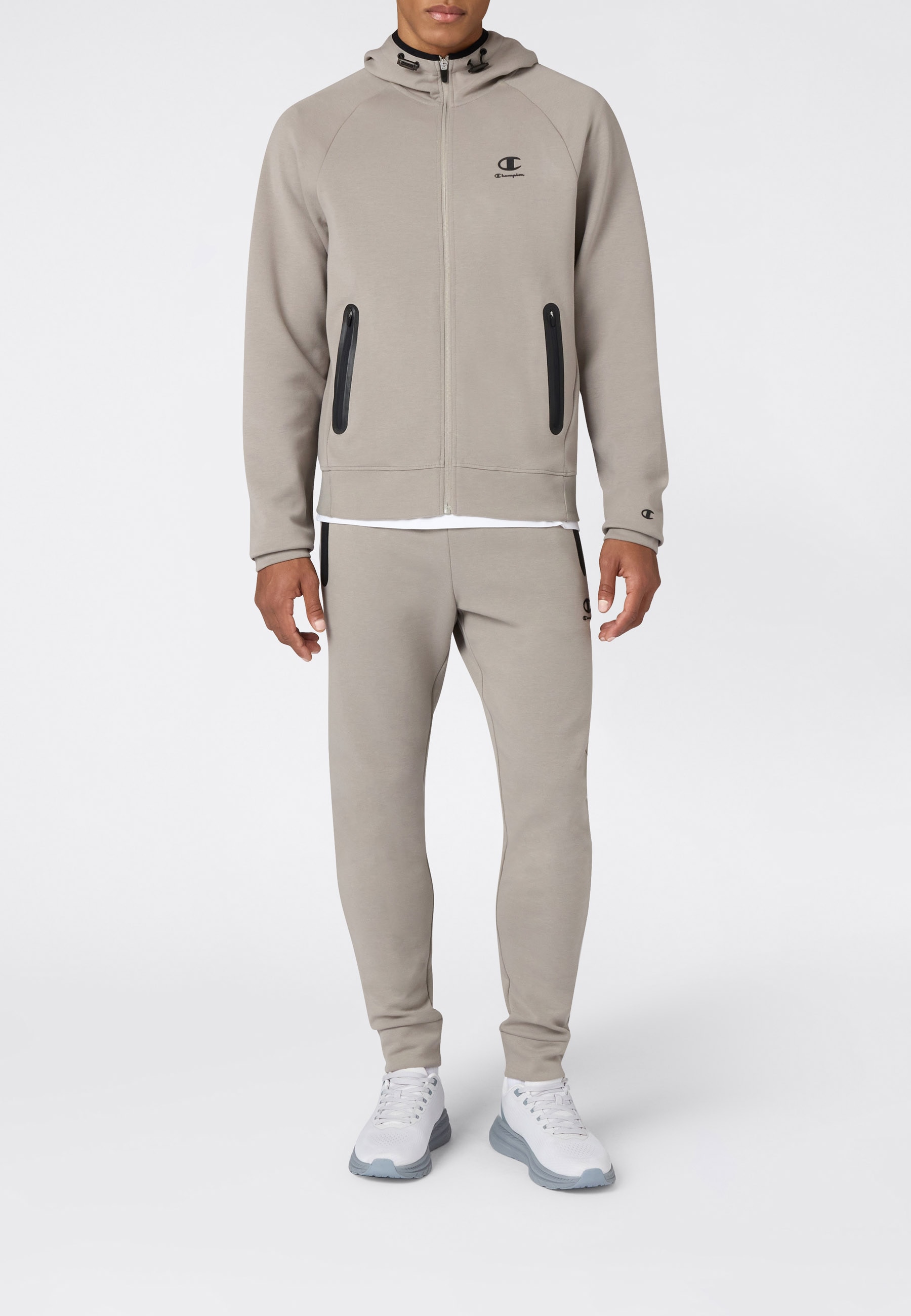 Champion Windbreaker »C-TECH Interlock Hooded Full Zip Sweatshirt« 1 Stk. tlg.