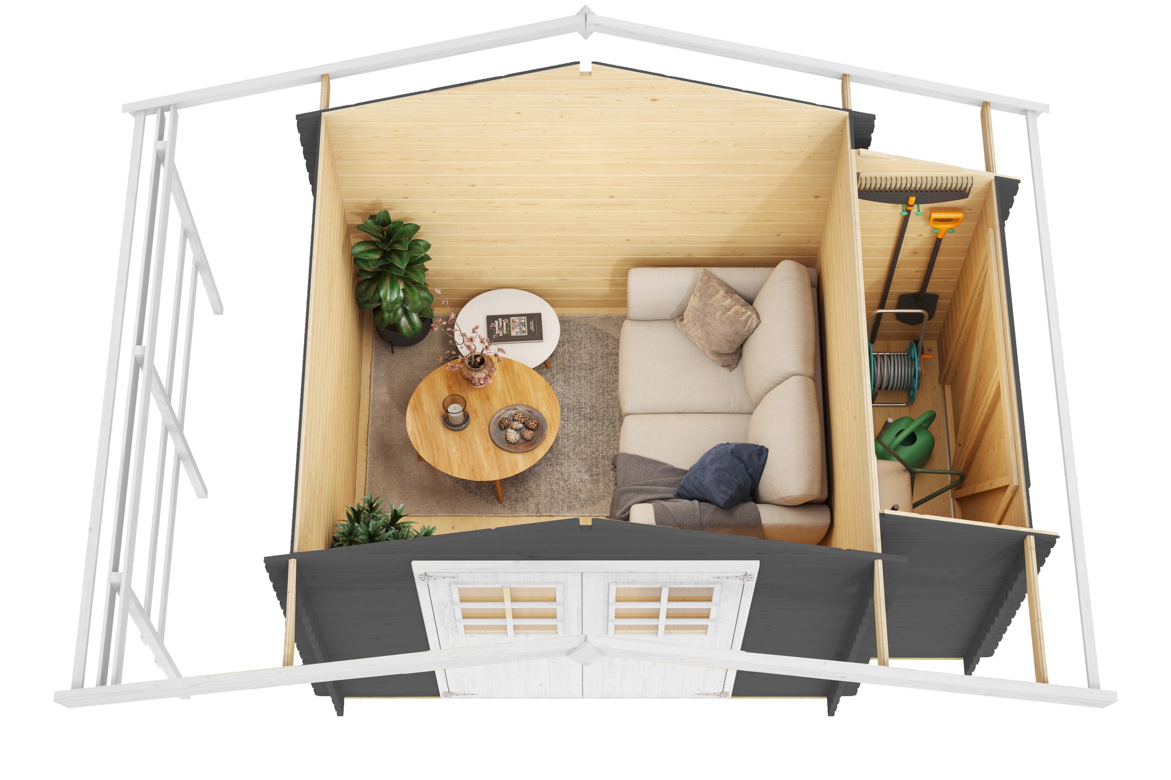 Nordic Holz Gartenhaus 