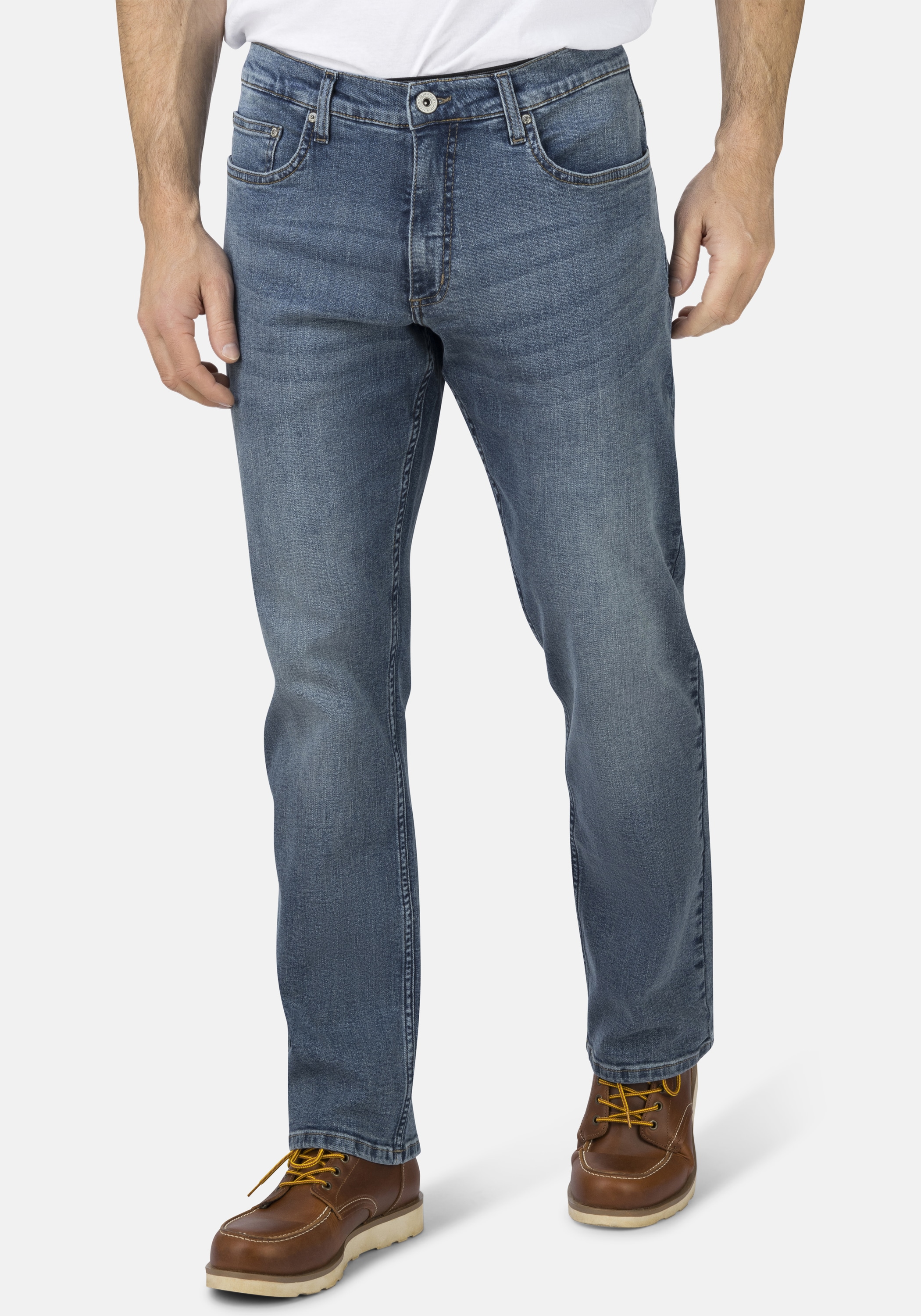 HERO by John Medoox 5-Pocket-Jeans "Denver Regular Straight Stretch Jeans" günstig online kaufen