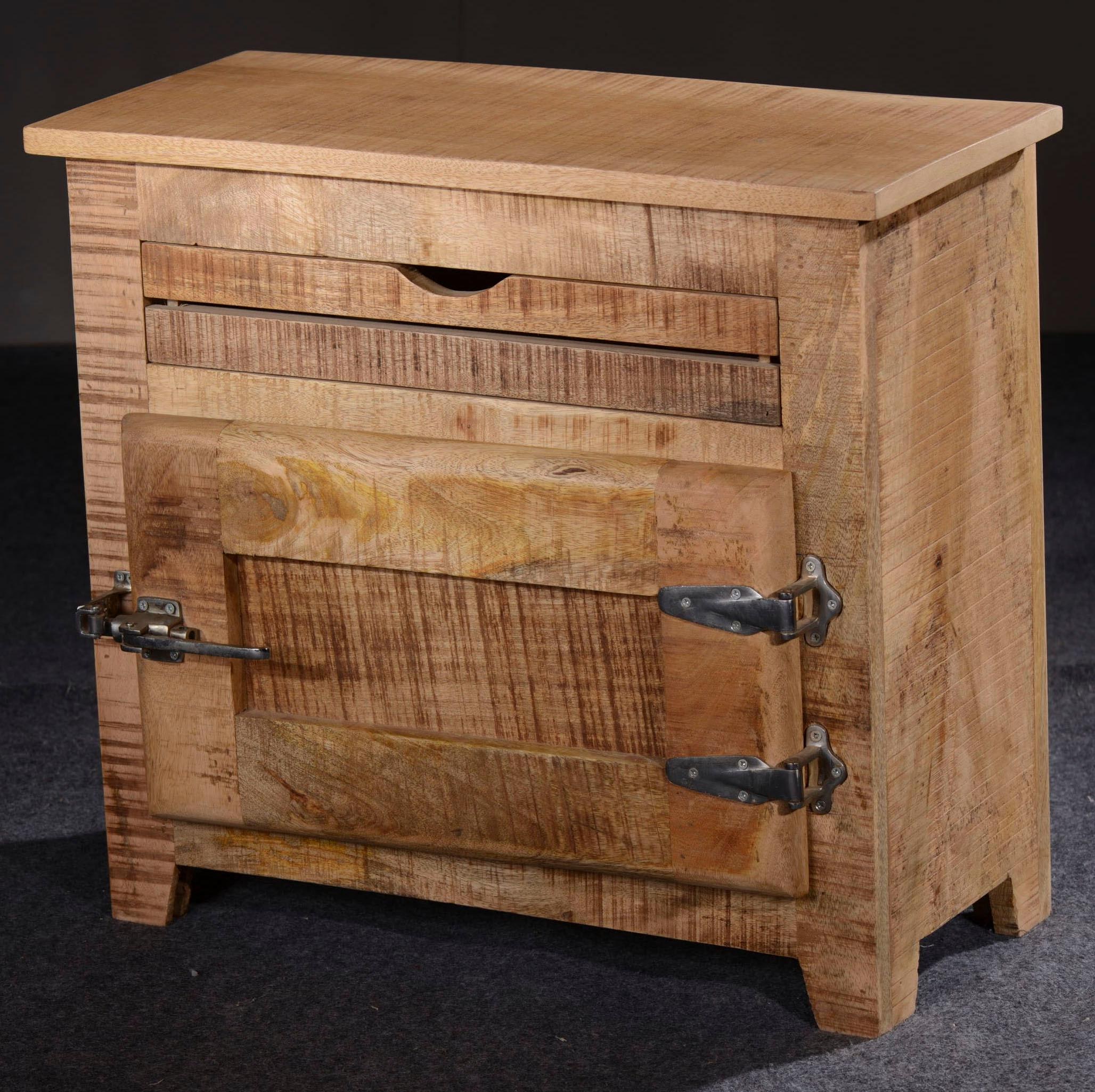 SIT Badkommode »Frigo«, Mangoholz im Antik-Look mit Kühlschrankgriffen,  Breite 67 cm bestellen | BAUR