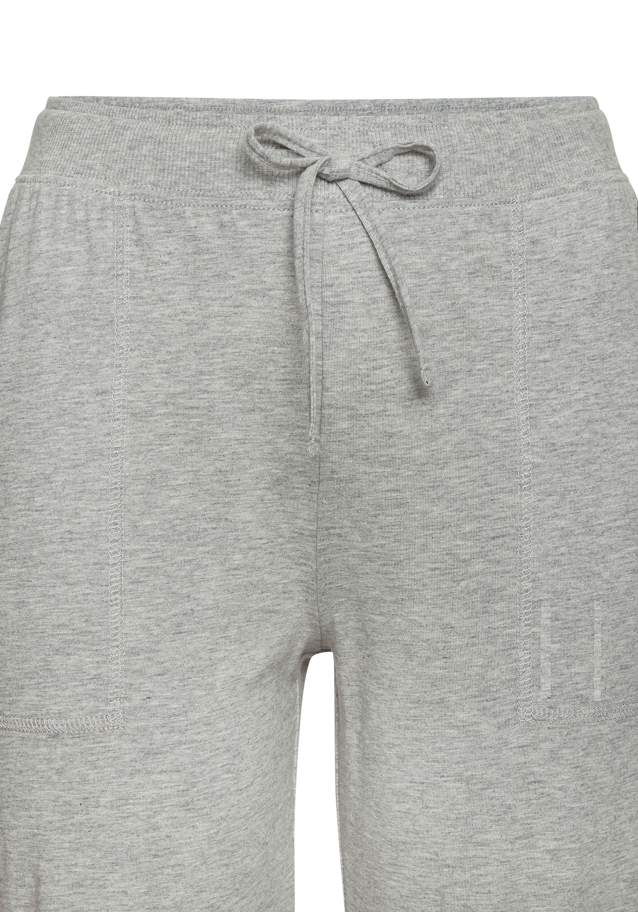 Vivance Dreams Pyjama, (2 tlg.), Schöner Melangeeffekt