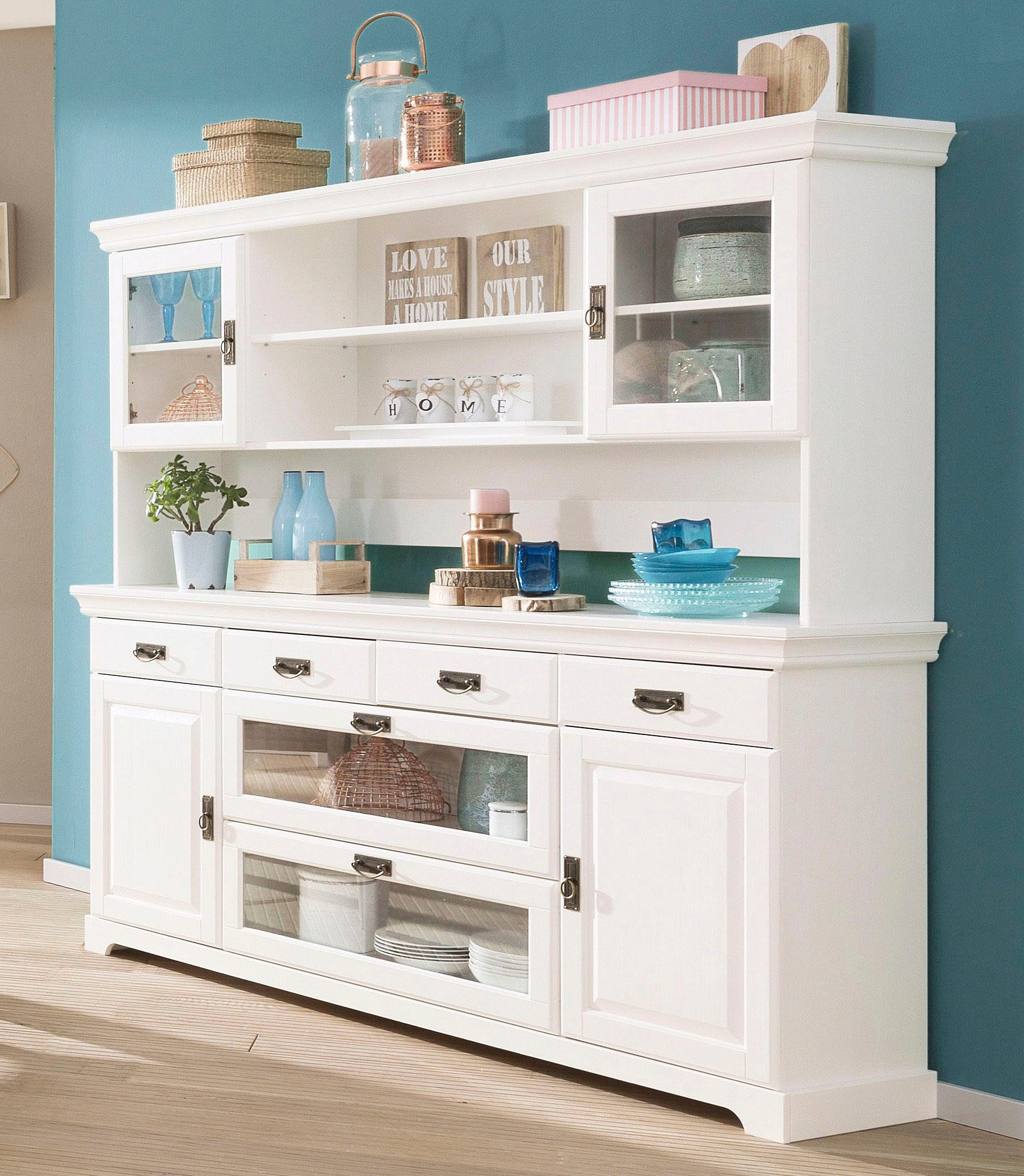 Home affaire Buffet "Rügen", FSC zertifiziertes Massivholz, im Landhausstil günstig online kaufen