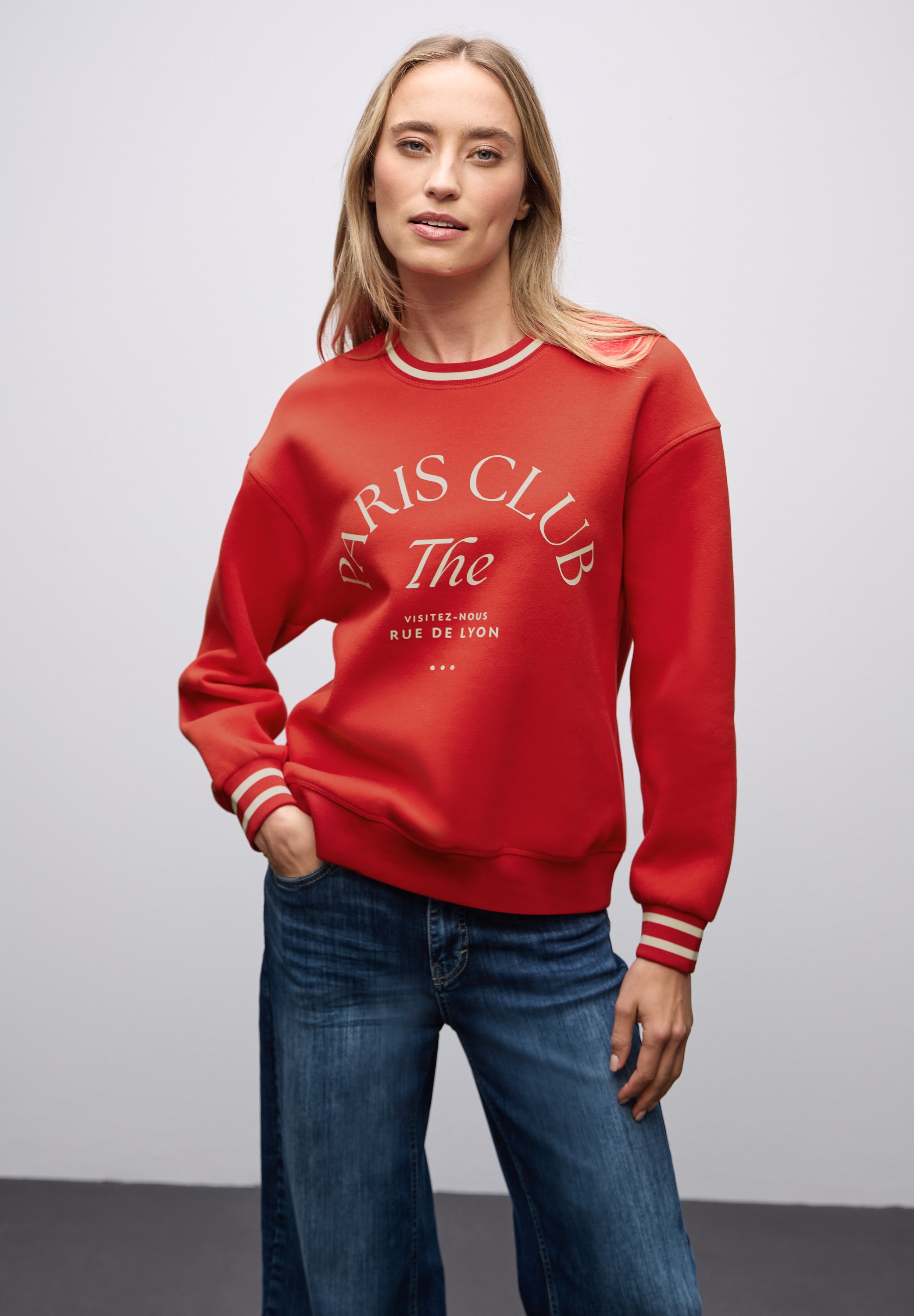 STREET ONE Sweatshirt, mit Schriftzug günstig online kaufen