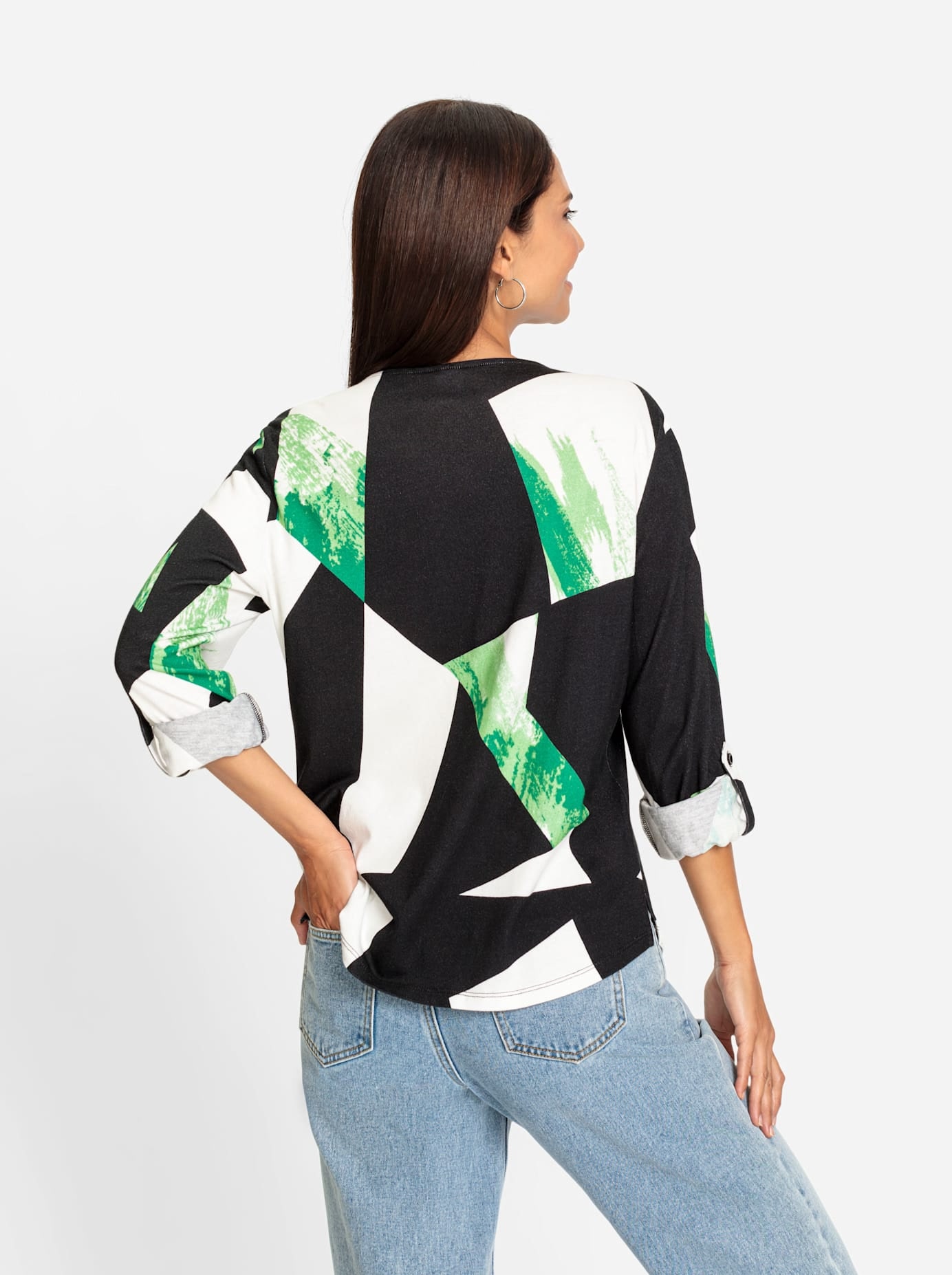 Inspirationen Langarmshirt »Modal-Baumwoll-Shirt«, (1 tlg.)