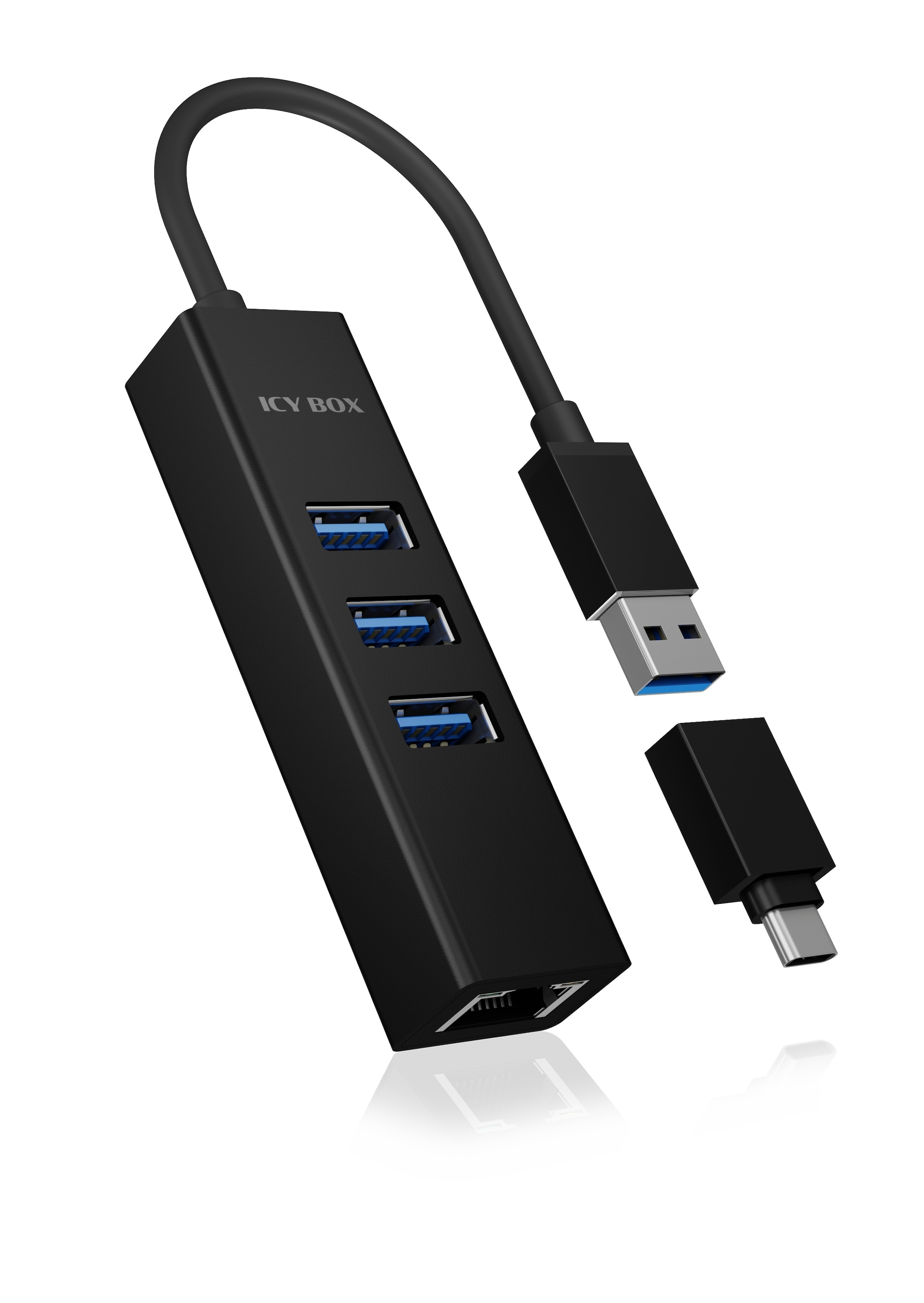  Netzwerk-Adapter »USB 3.0 HUB & LAN Ad...
