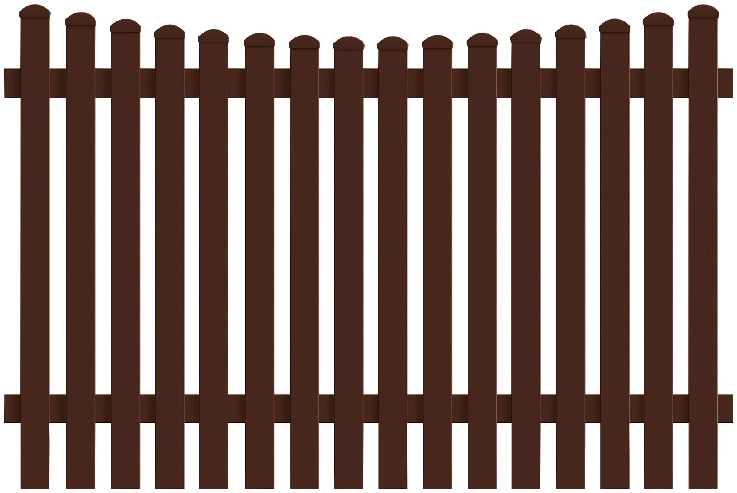 KM Zaun Lattenzaun »Meran Z37« LxH: 1813x180 c...