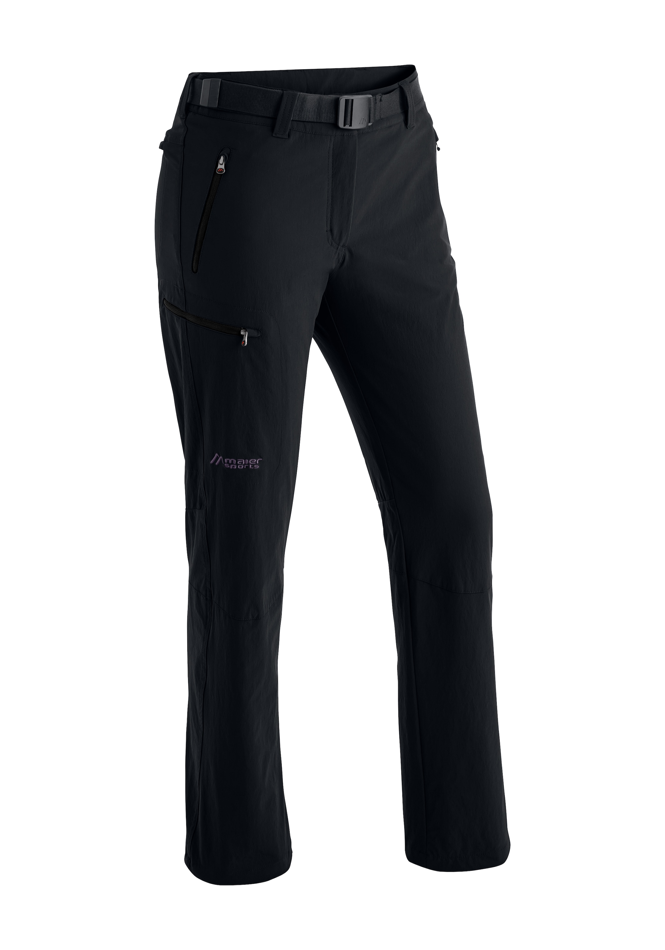 Maier Sports 1100000002199 "Rechberg" Damen Outdoorhose gefüttert, Wanderhose mit 4 RV-Taschen, Regular Fit