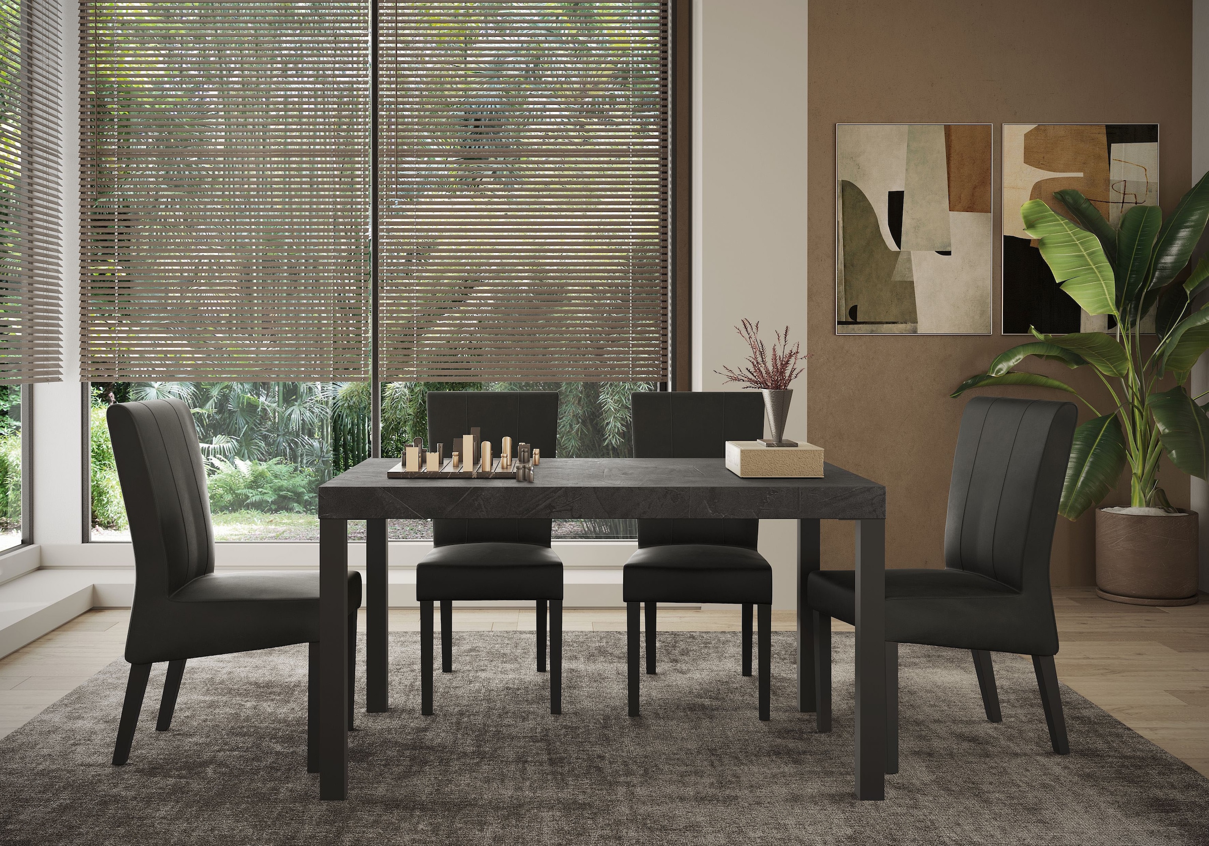 Home affaire Esstisch "Everest 140 x 88 cm, Küchentisch, Esszimmertisch" mo günstig online kaufen