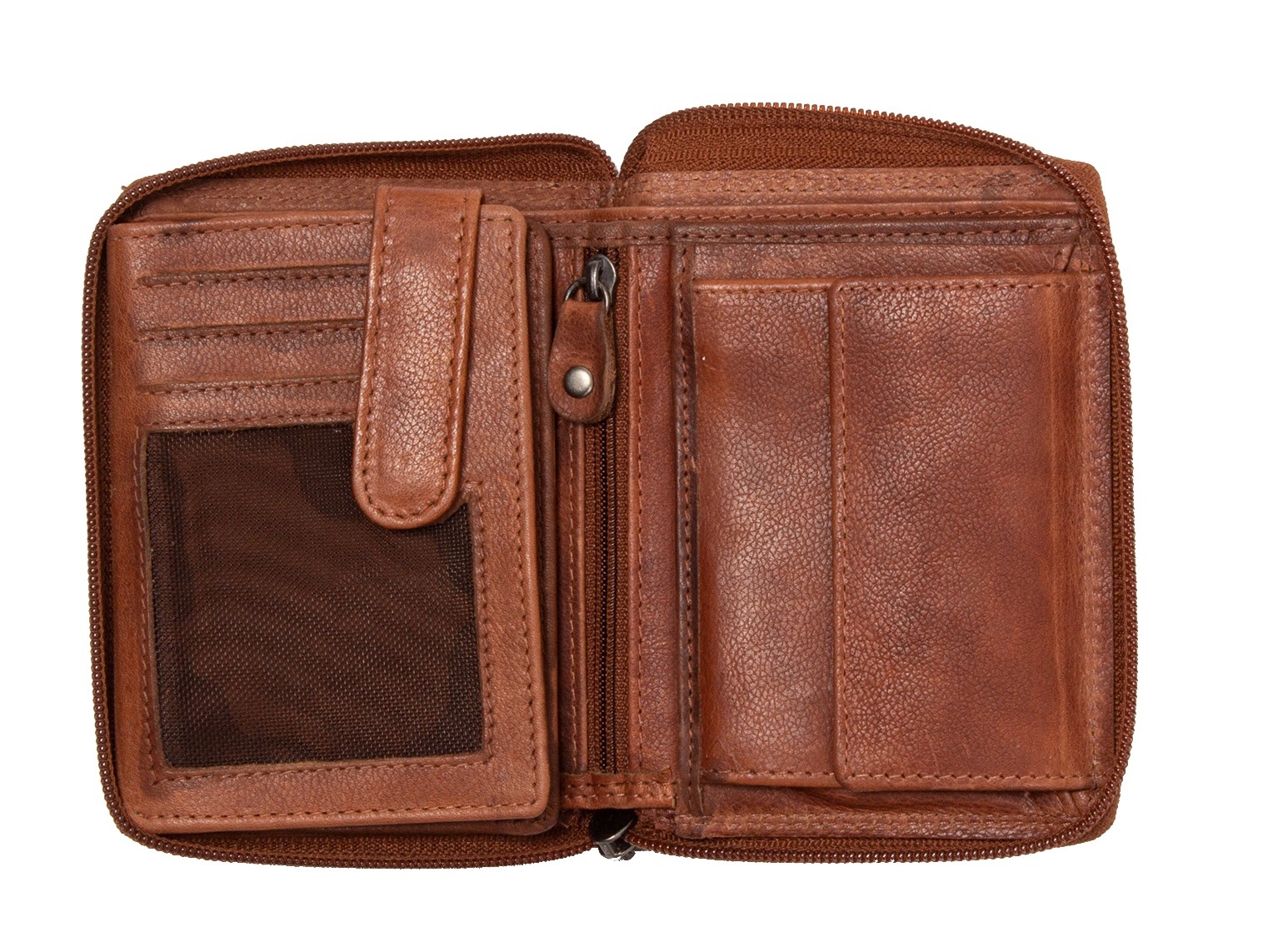 Thumbnail - MUSTANG Geldbörse "Udine", Men Geldbeutel, Portemonnaie mit Logoprägung und Used Look