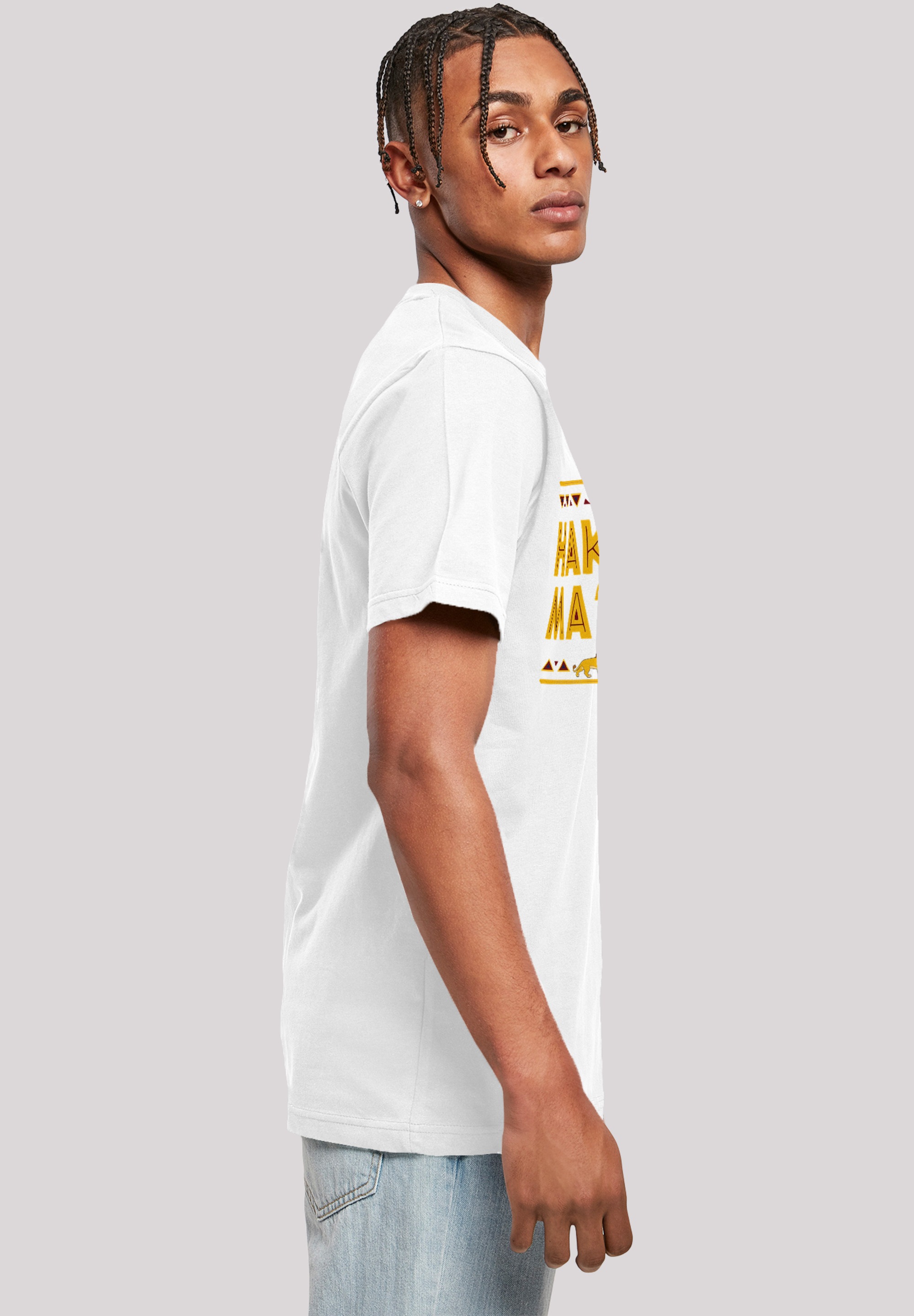 F4NT4STIC T-Shirt »Disney König der Löwen Hakuna Matata«, Herren,Premium Merch,Regular-Fit,Basic,Bedruckt