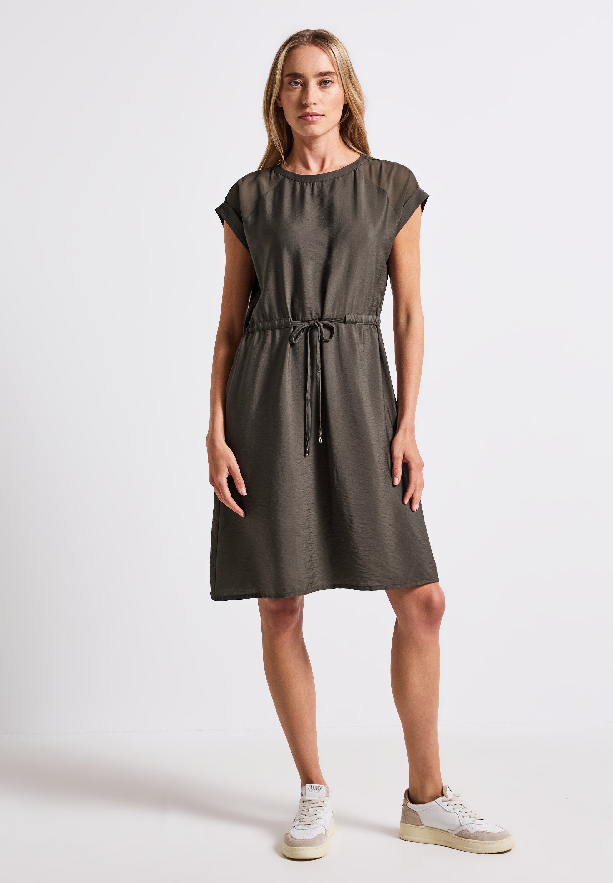 STREET ONE Sommerkleid, in Unifarbe günstig online kaufen