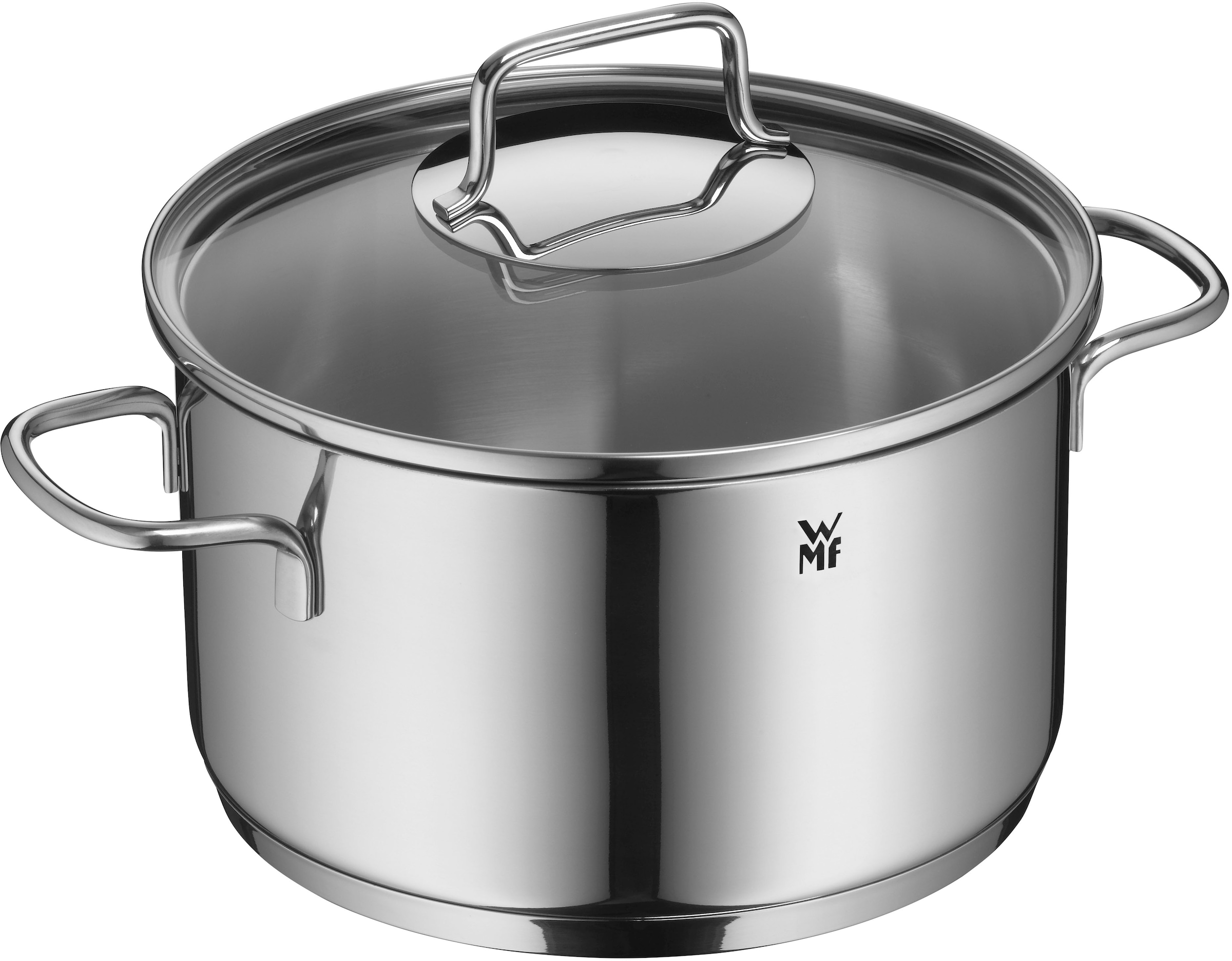 WMF Topf-Set »Astoria«, Cromargan® Edelstahl Rostfrei 18/10, (Set, 6 tlg.), hochglanzpoliert, hochwertige Qualität, breiter Schüttrand