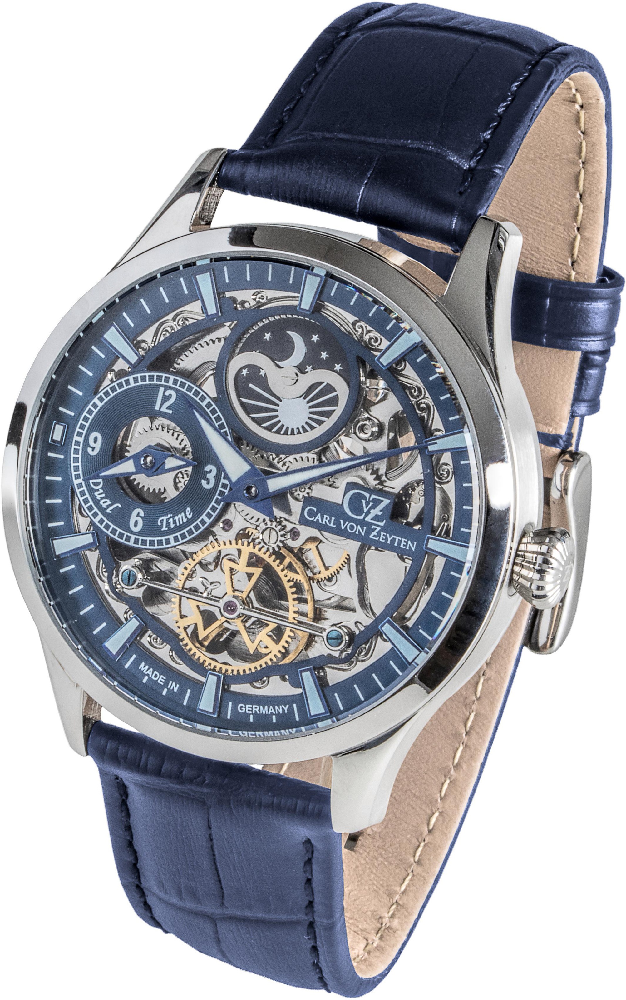 Carl von Zeyten Automatikuhr »Freiburg CVZ0063BL« Armb...