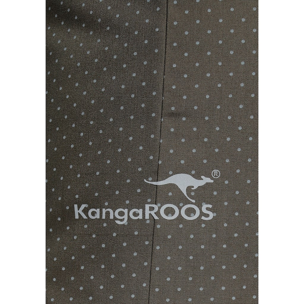 KangaROOS Funktionsparka, mit Kapuze, im modischen Pünktchen-Print