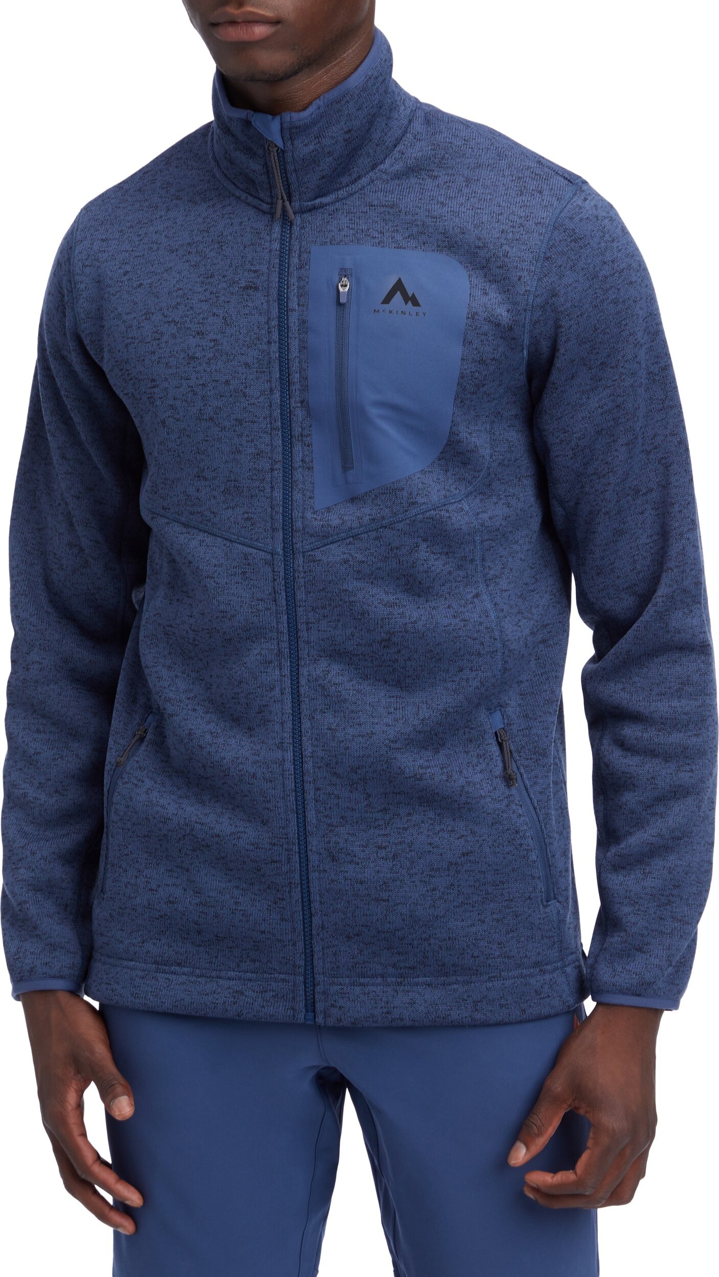 McKINLEY Fleecejacke "He.-Unterjacke Skeena III M" mit hohem Kragen, aus weichem Strickfleece, windabweisend