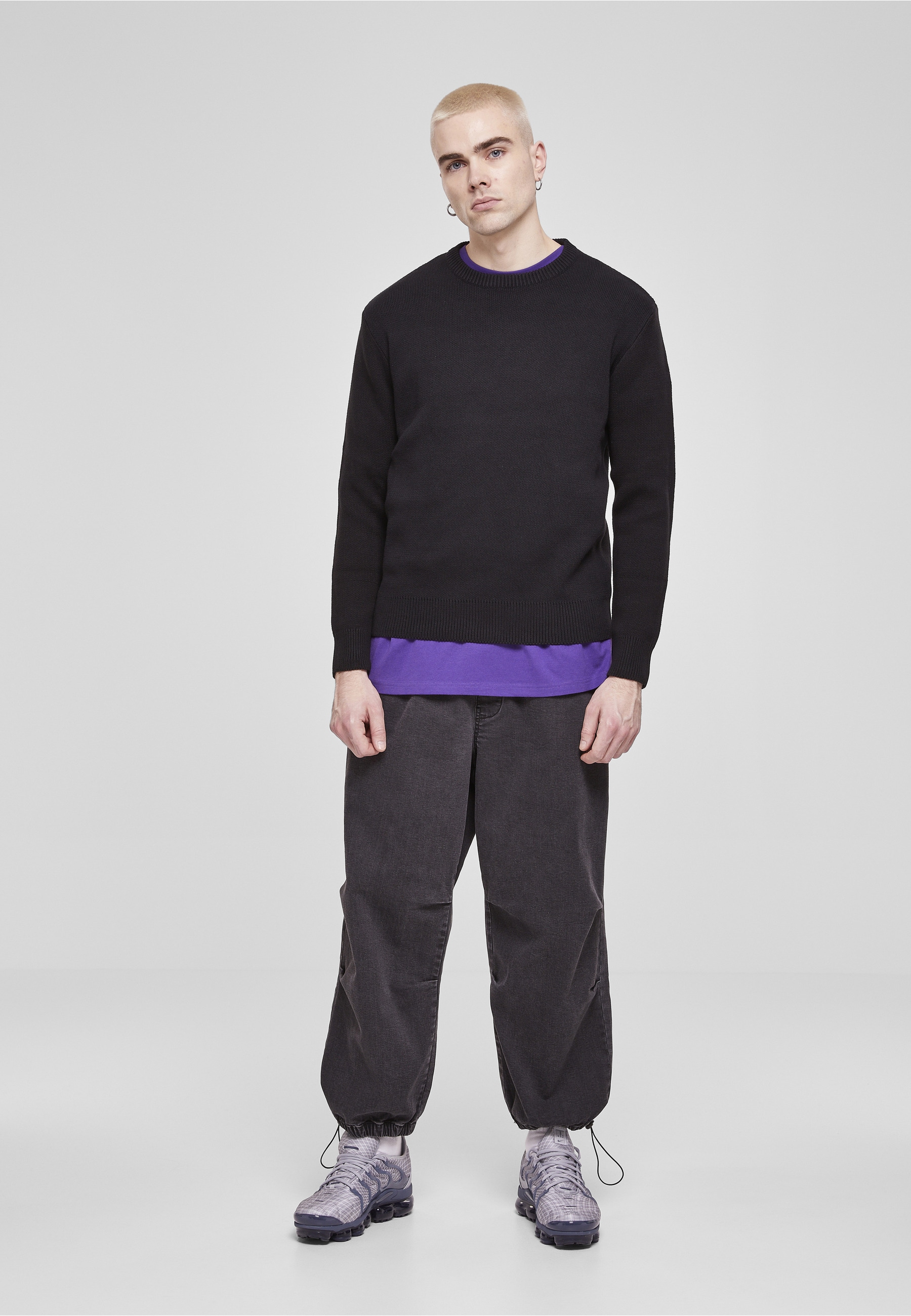 URBAN CLASSICS Rundhalspullover »Urban Classics Herren Heavy Oversized Sweater« 1 Stk.