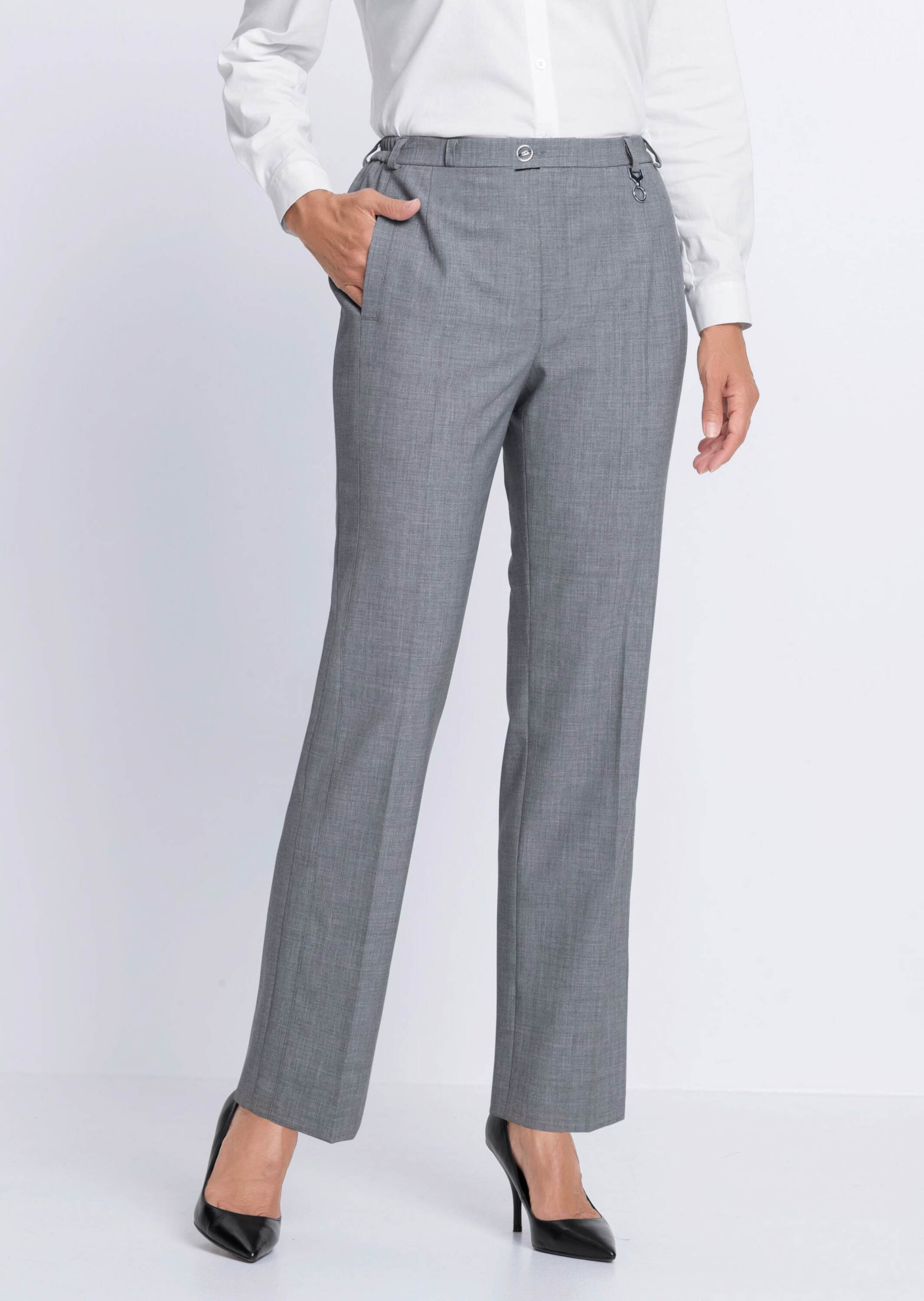 Thumbnail - GOLDNER Stoffhose "Trevira-Schurwollhose ANNA"