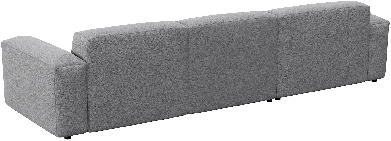 FLEXLUX Ecksofa »Lucera bequem und komfortabel durch hochwertigen Sitzaufbau, L-Form«, modern & anschmiegsam, Kaltschaum, Stahl-Wellenunterfederung