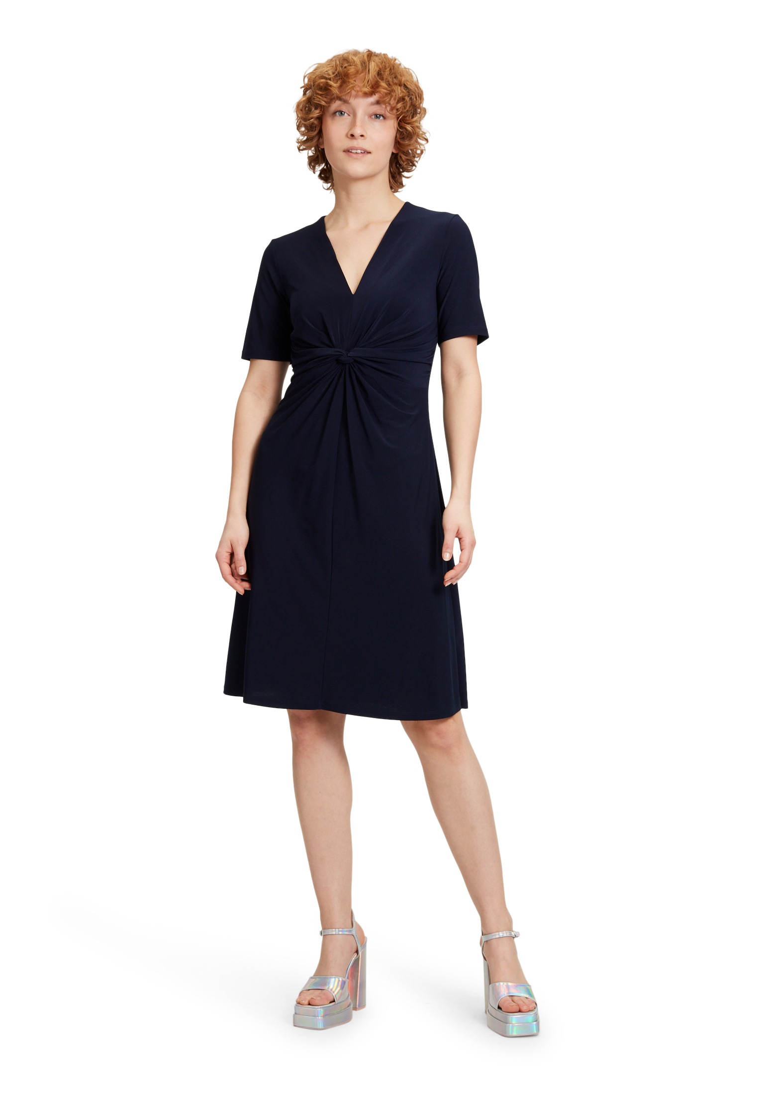 Cartoon Jerseykleid »Cartoon Jerseykleid mit Raffung«, Form