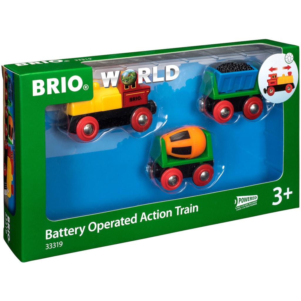 BRIO® Spielzeug-Eisenbahn »BRIO® WORLD, Zug mit Batterielok«