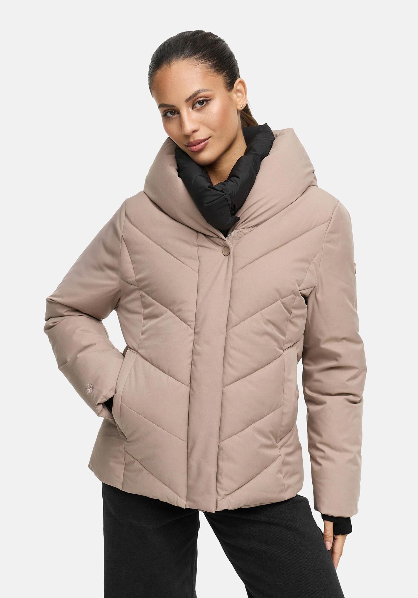 Marikoo Winterjacke "Nadiraa" 2-in-1 Funktion Herausnehmbare Polyester-Inne günstig online kaufen