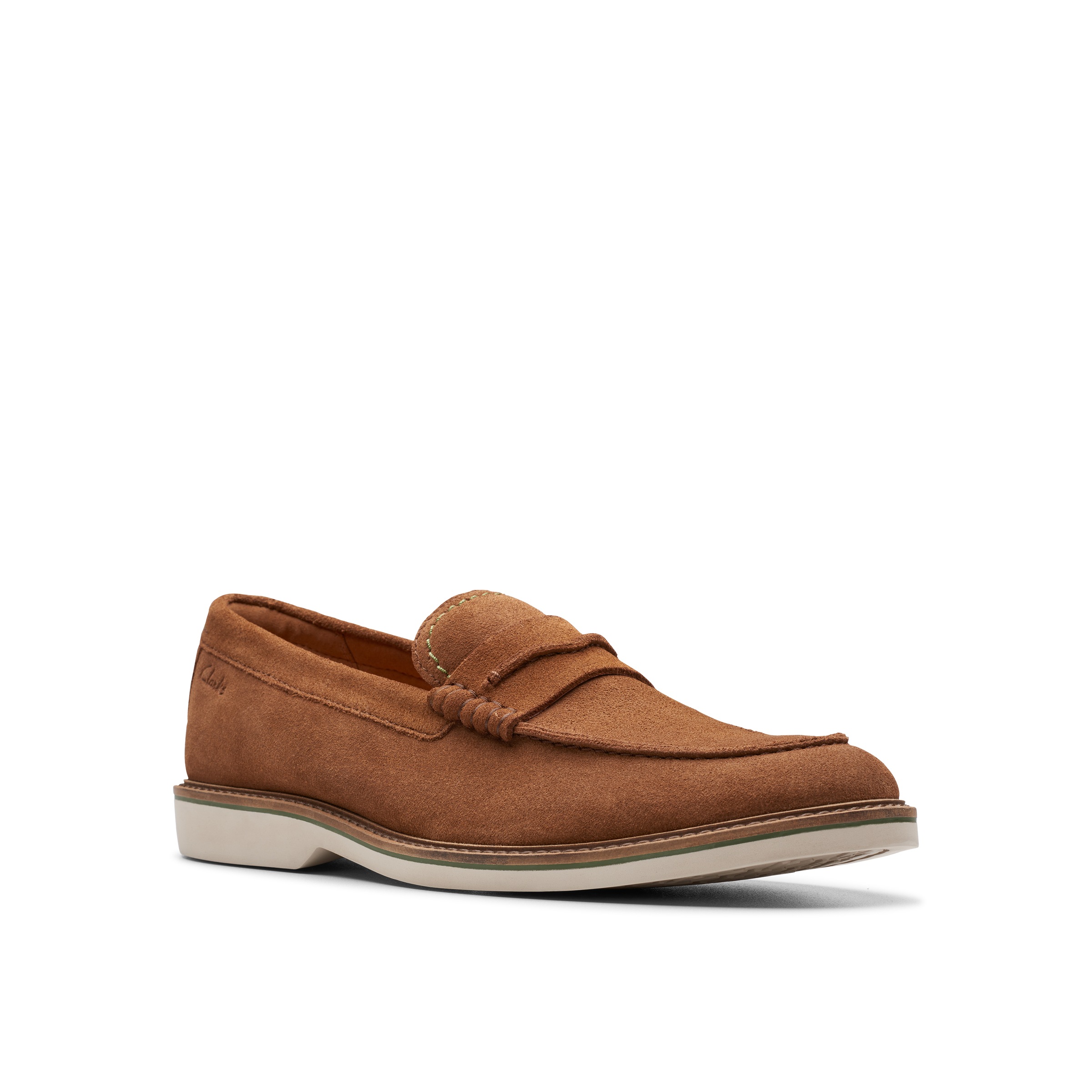 Clarks Loafer "Atticus LTSlip", Slipper, Pennyloafer, Slip-On Sneaker zum Schlupfen