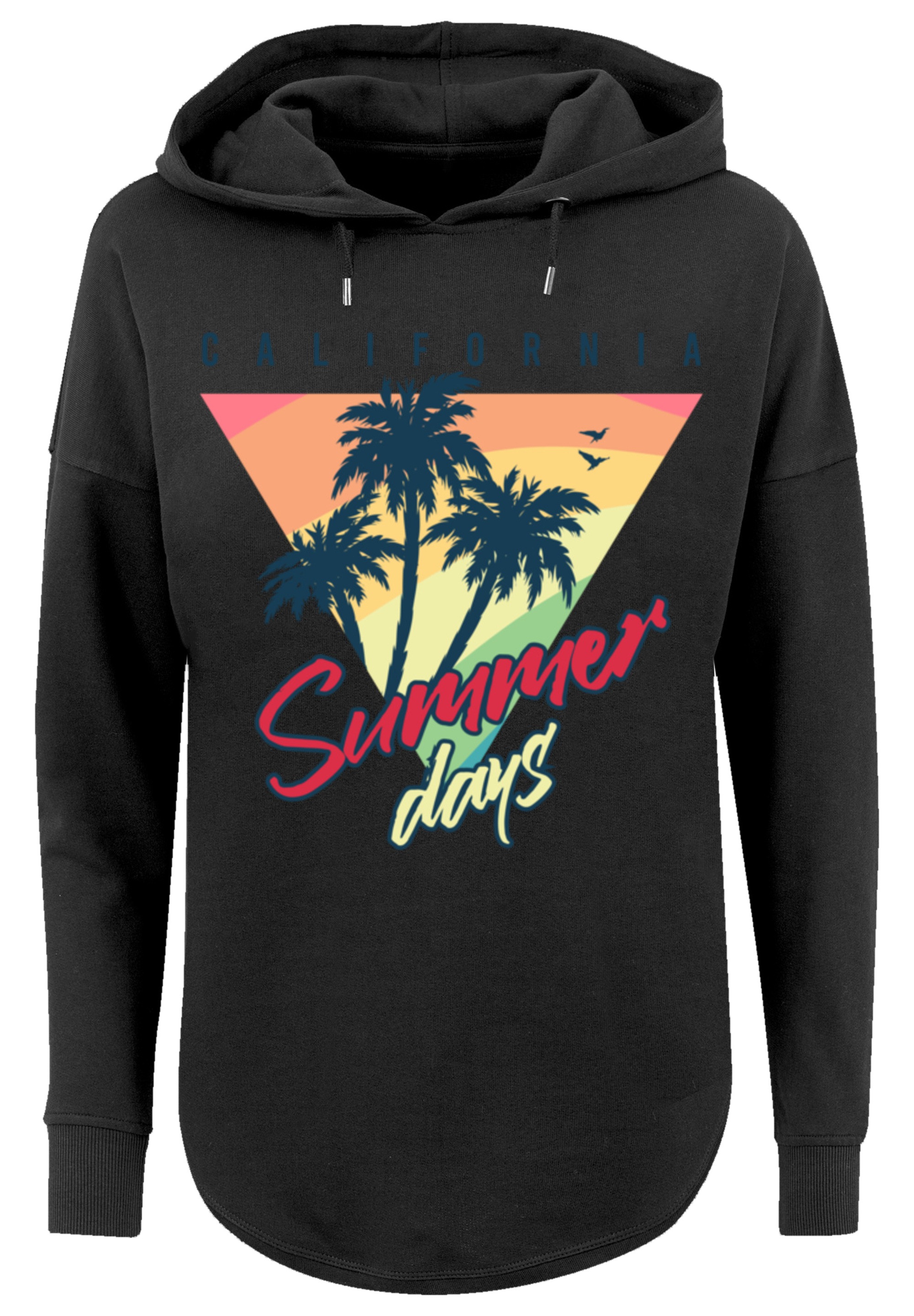 F4NT4STIC Kapuzenpullover »California Palmen Retro«, Premium Qualität