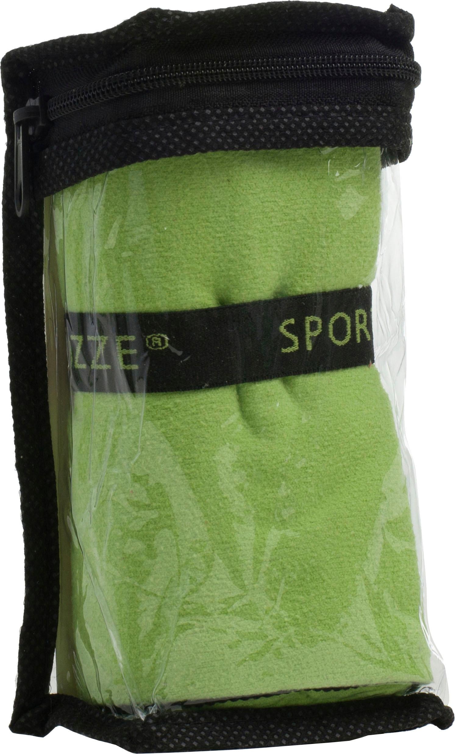 Gözze Sporthandtuch »Sports by Gözze«, (2 St., 2er Set Sporthandtücher 50 x 100 cm), im Set, schnell trocknend, Mikrofaser, für Sport, Reisen & Camping