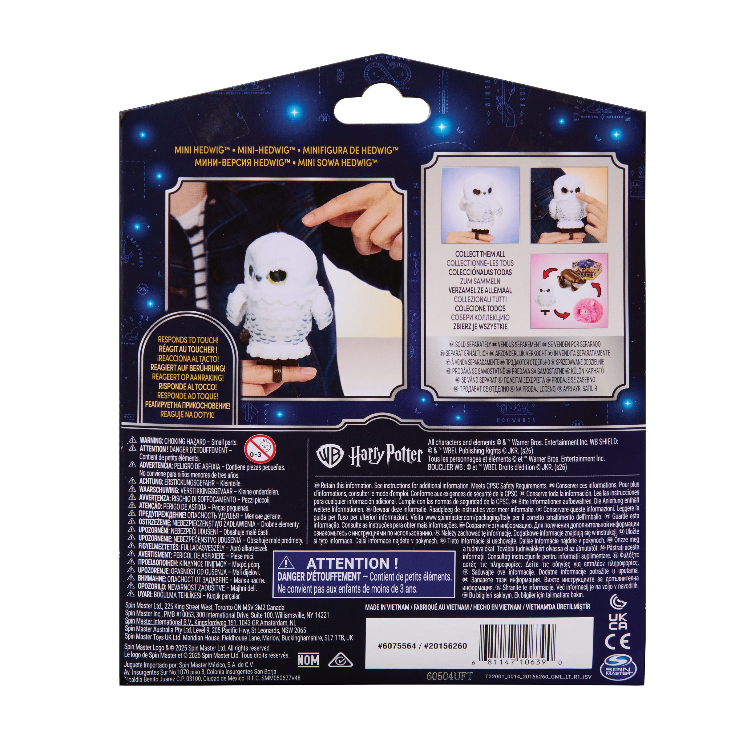 Spin Master Kuscheltier »Wizarding World - Mini Hedwig (Interaktive Eule)« mit Sound
