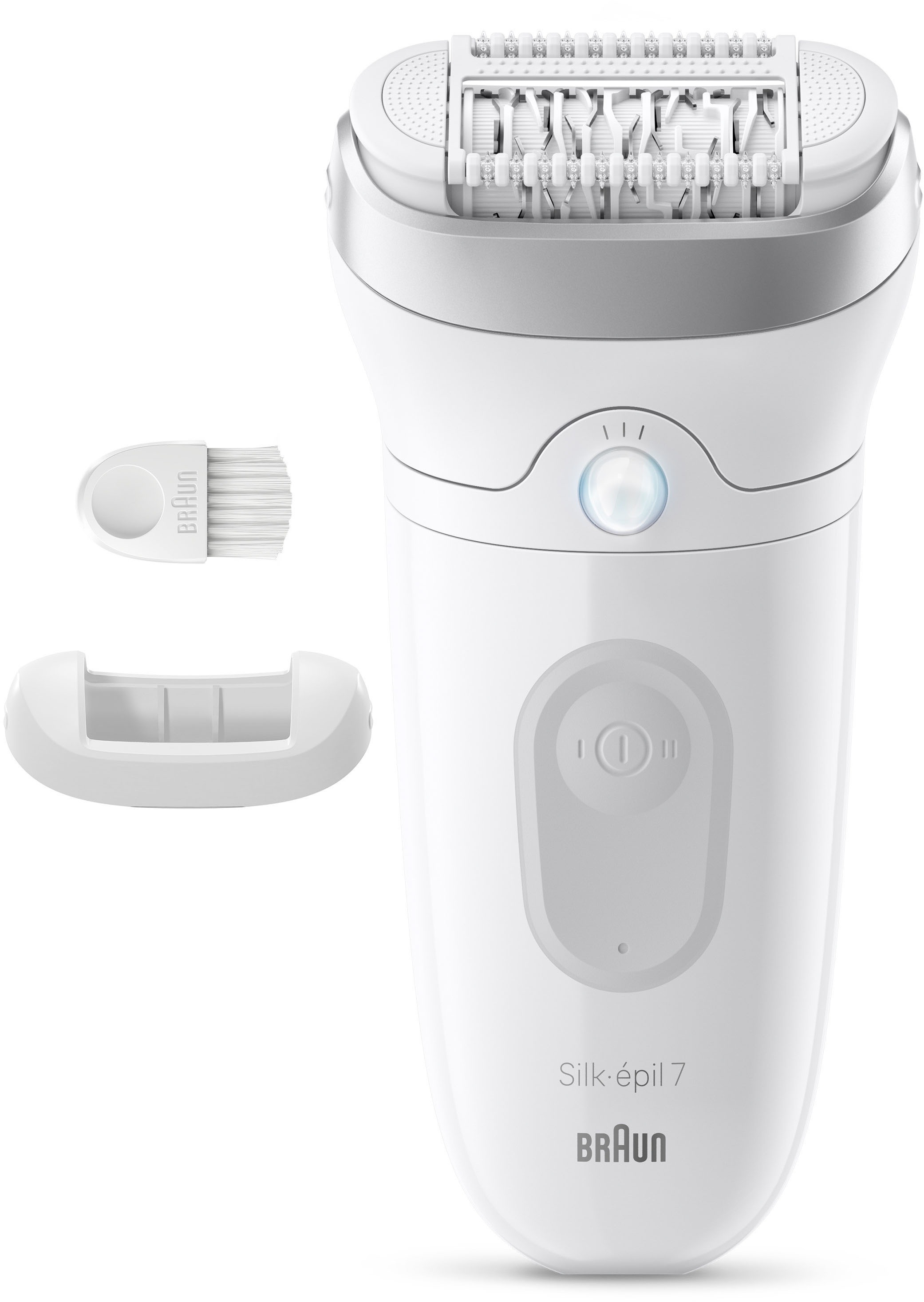 Braun Epilierer »Silk-épil 7 SE7-011« Wet & Dry, breiter Kopf, langanhaltend glatte Haut