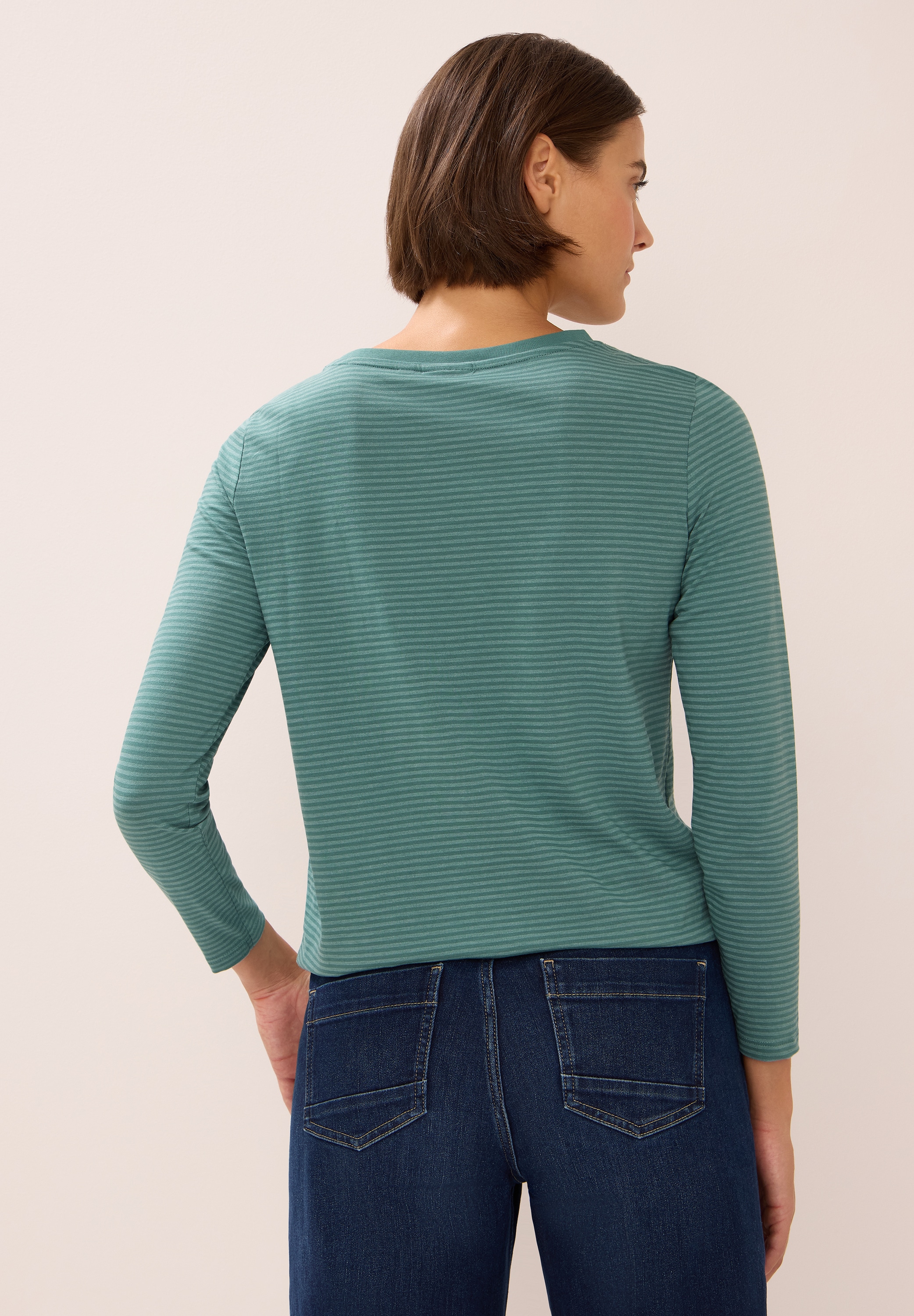Cecil Langarmshirt, im soften Baumwoll-Mix