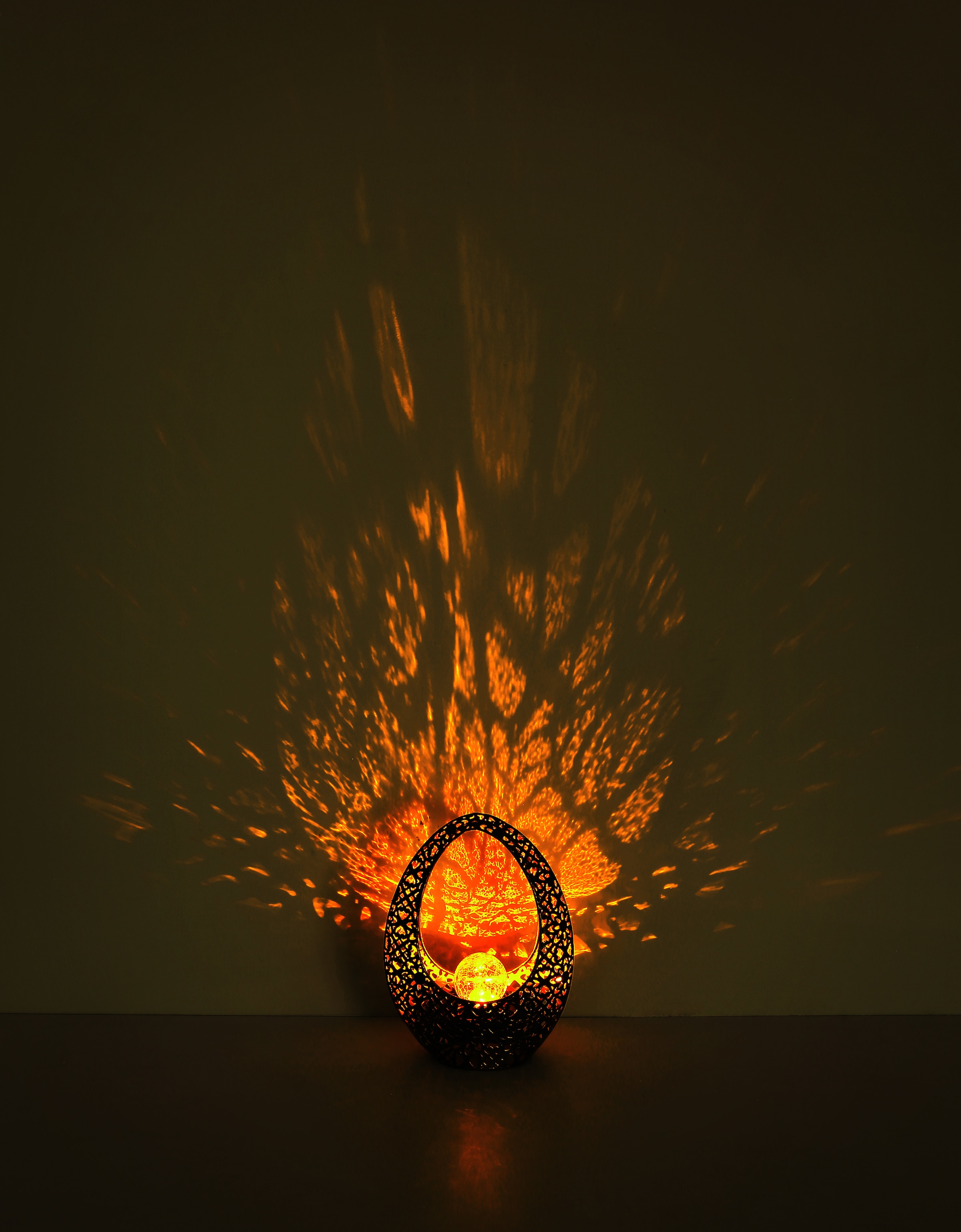 GLOBO LIGHTING LED Solarleuchte »SOLARLEUCHTE METALL BRONZEFARBEN, 1XLED« LED-Modul 1 Stk. Warmweiß