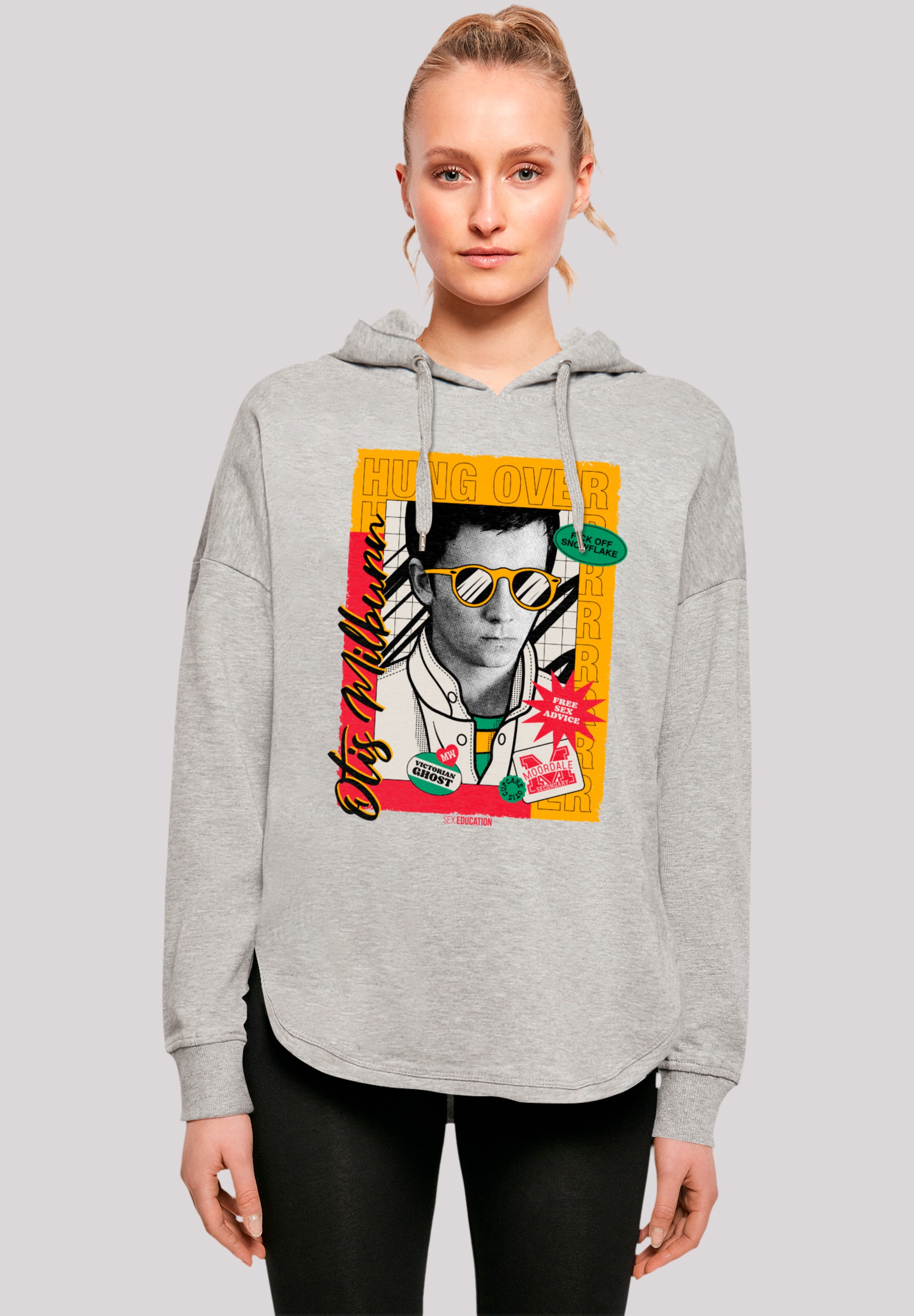 F4NT4STIC Kapuzenpullover "Sex Education Otis Hung Over Collage", Premium Qualität