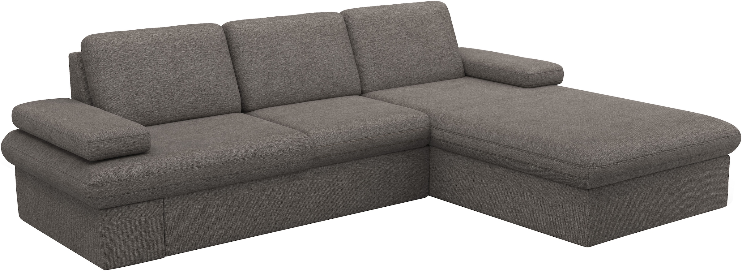 sit&more Ecksofa »Moreno L-Form, B: 247 cm«, mit Armteilverstellung, optional Bettfunktion