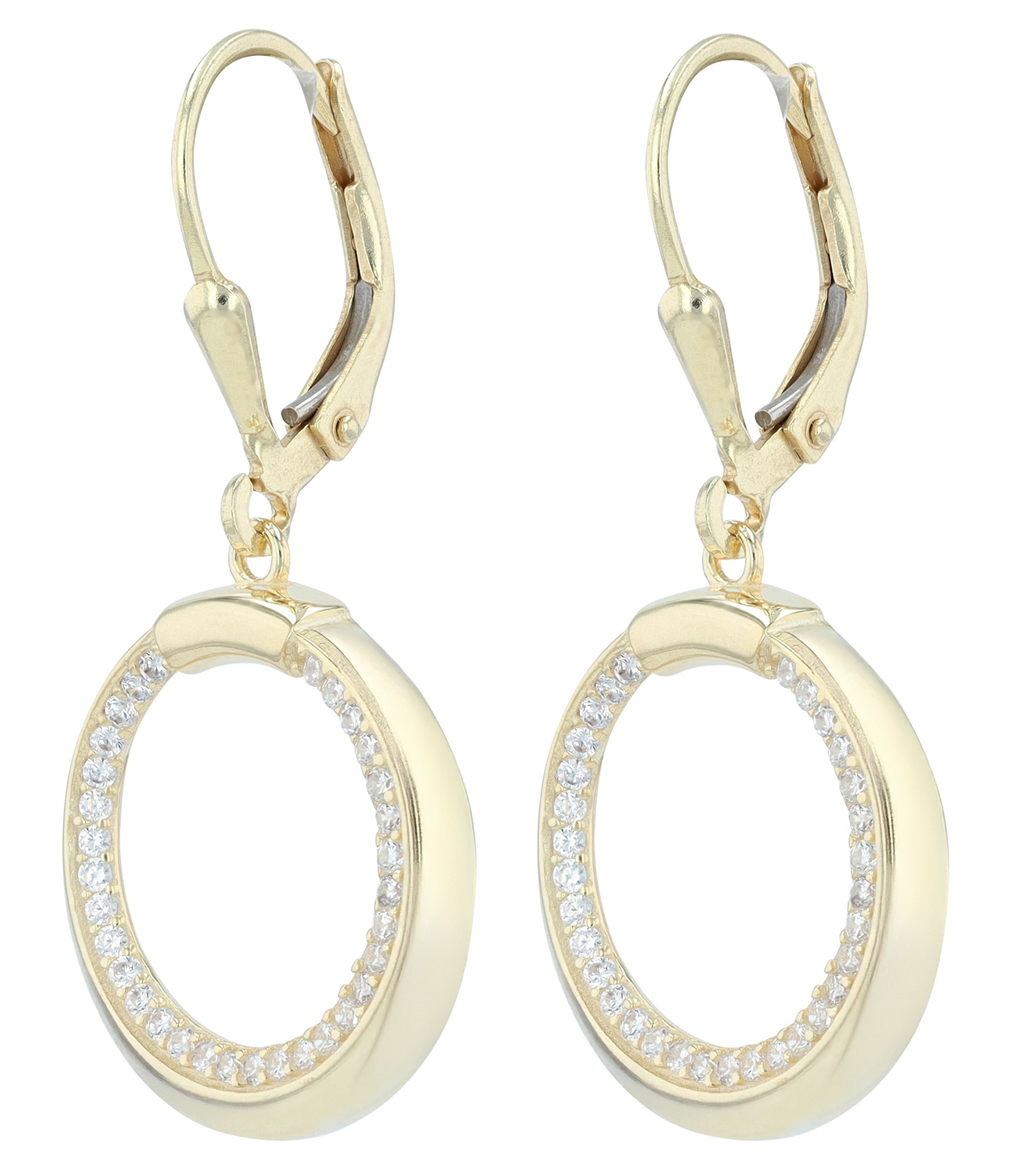 Adelia´s Paar Ohrhänger "Ohrringe – Ohrhänger aus 925 Silber mit Zirkonia" Eine schöne Geschenkidee für jeden Anlass
