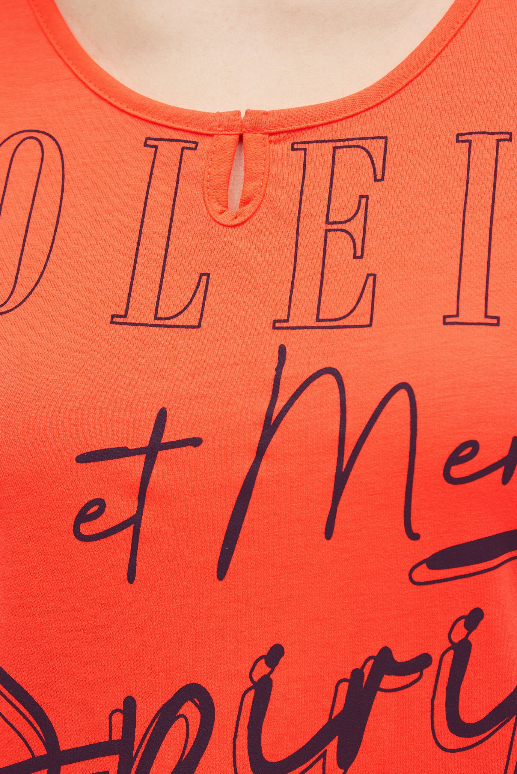 SOCCX Rundhalsshirt mit überschnittenen Schultern