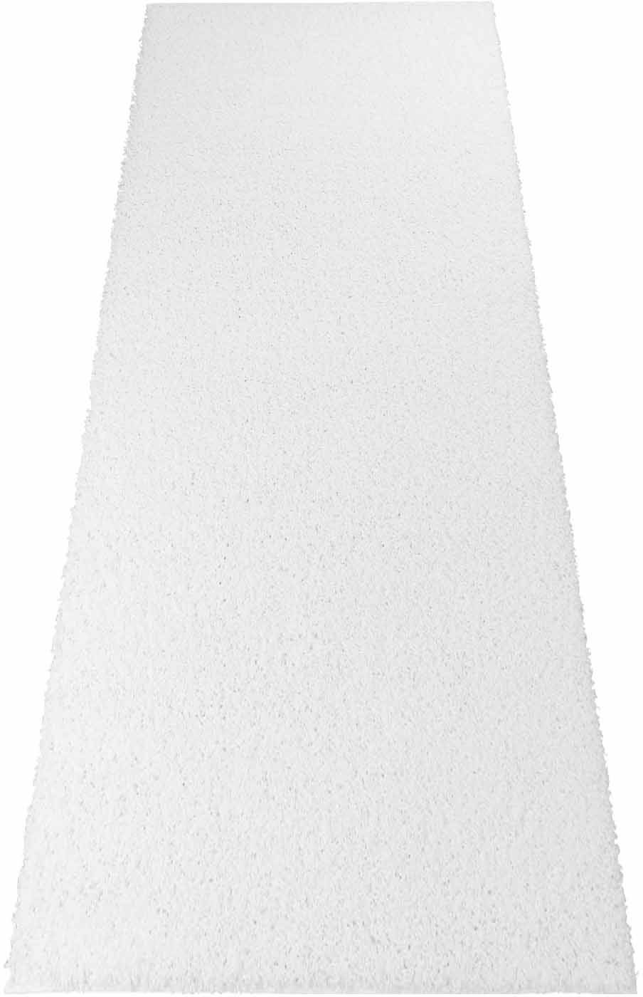 Carpet City Hochflor-Teppich "Shaggi uni 500" rechteckig 30 mm Höhe Läufer, günstig online kaufen