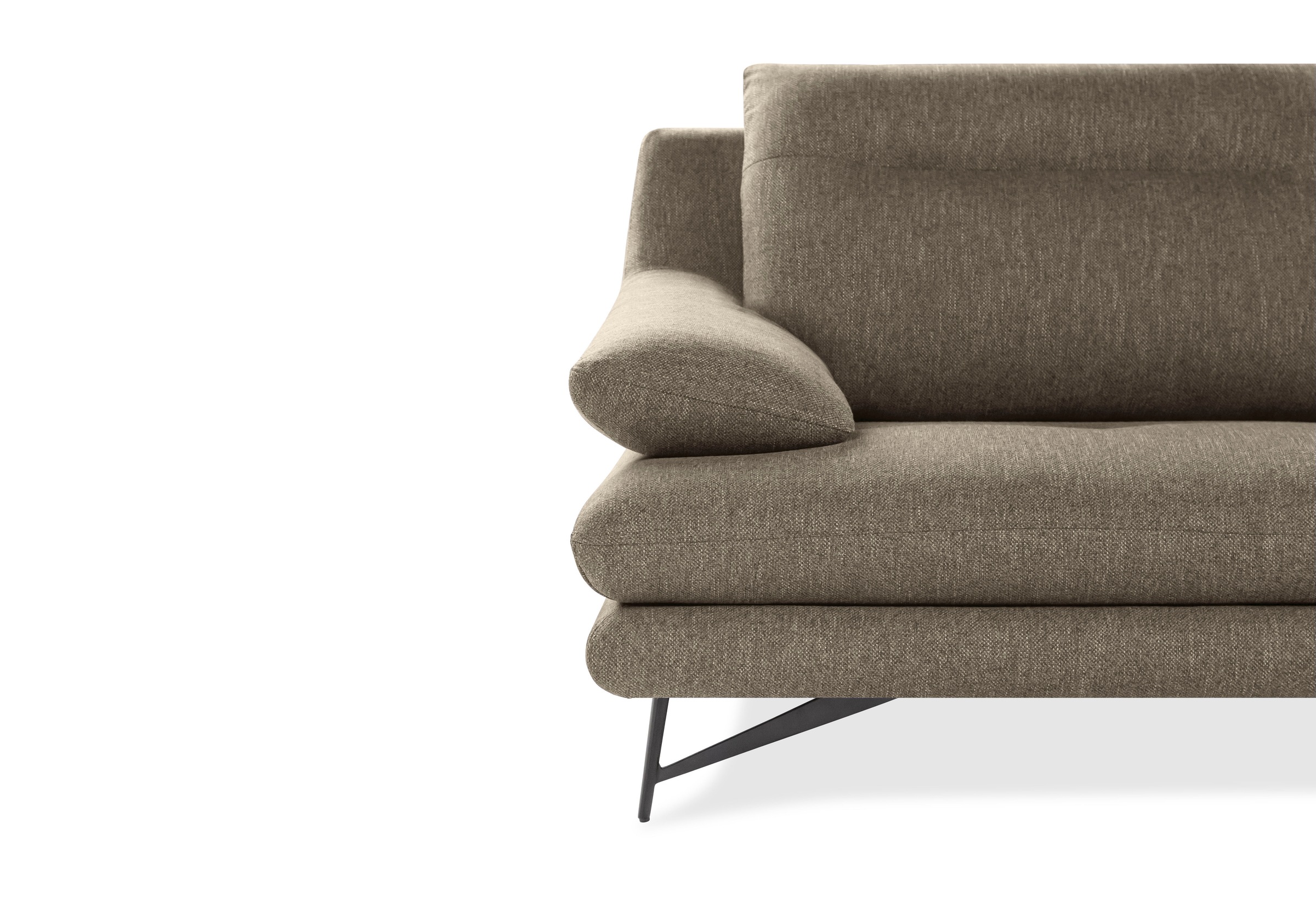 CALIA ITALIA 3-Sitzer »Cezanne modern, elegant und bequem, aufwendige Detailverarbeitung«, wahlweise mit Sitztiefenverstellung