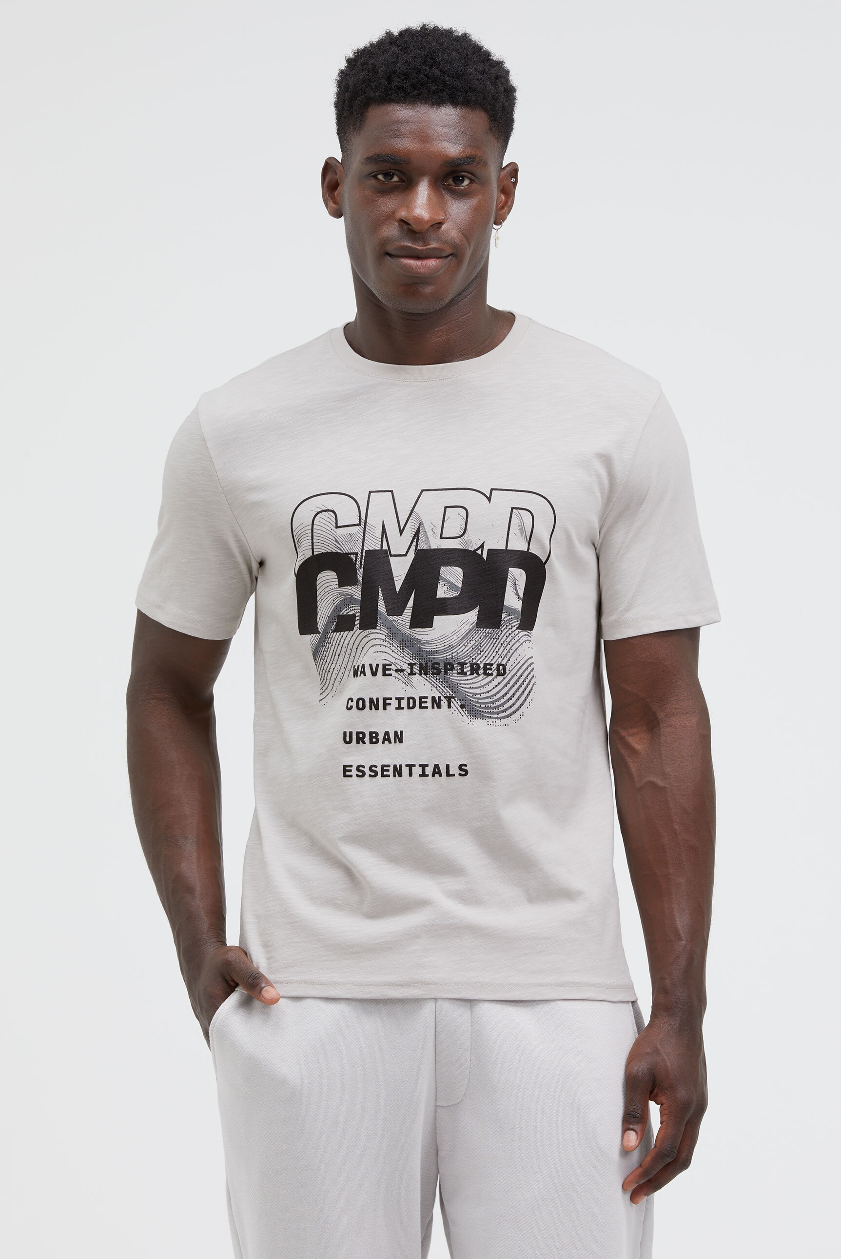 CMPD Rundhalsshirt aus Baumwolle günstig online kaufen