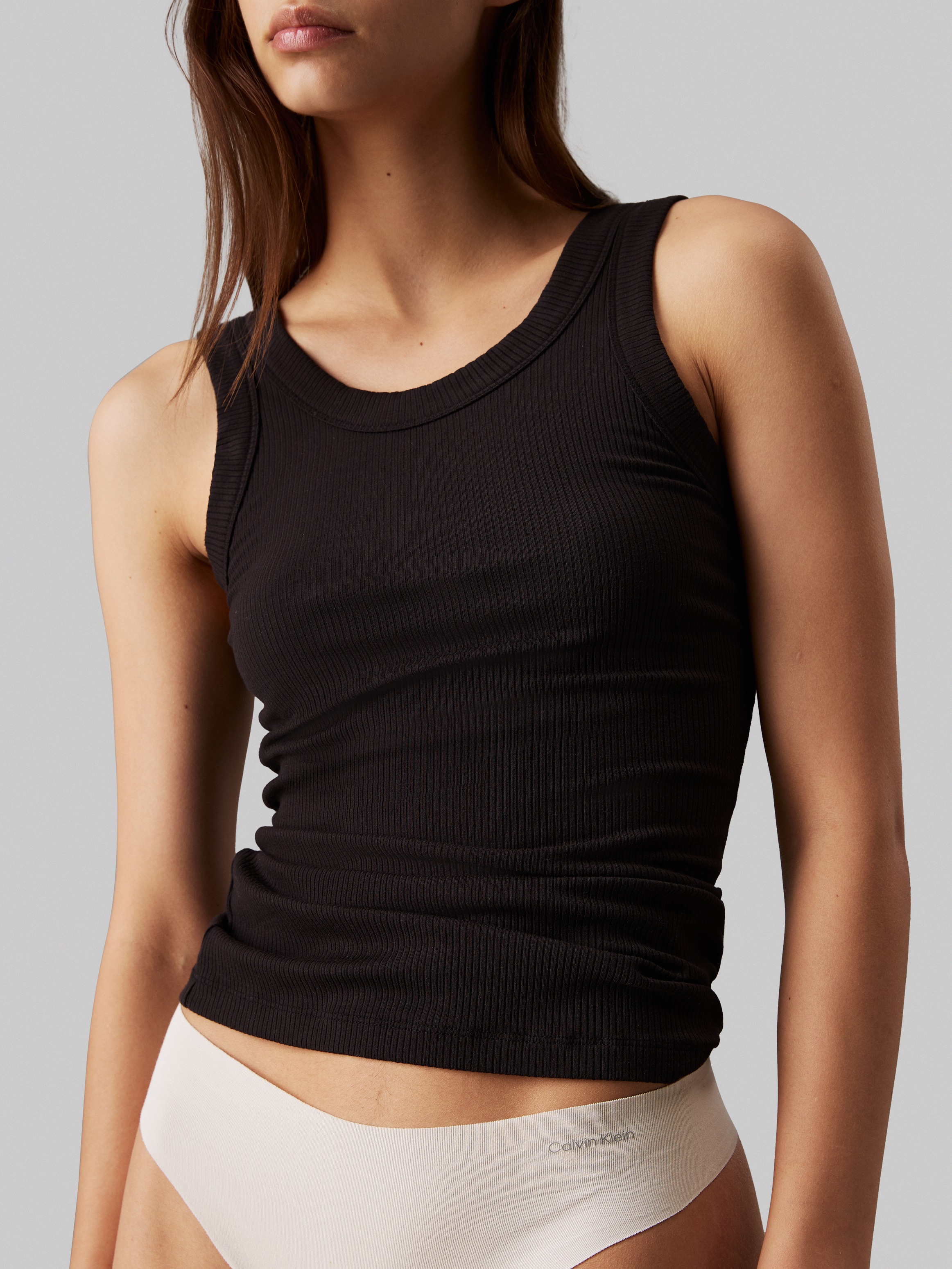 Thumbnail - Calvin Klein Underwear String "3 PACK THONG (MID-RISE)" Packung, 3er-Pack, 3 Stk. tlg., mit Logo-Print