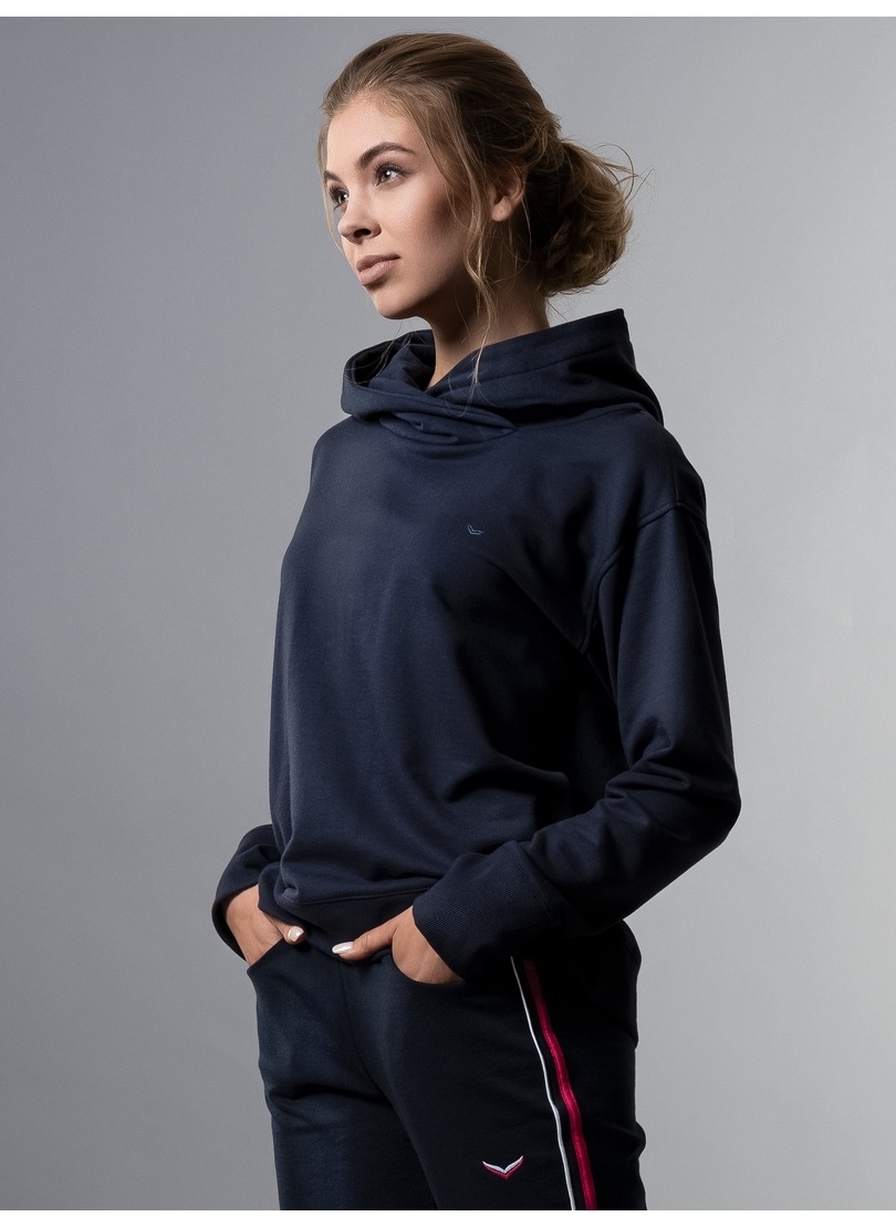 Trigema Sweatshirt »TRIGEMA leichter BAUR in Hoodie | kaufen Sweat-Qualität«