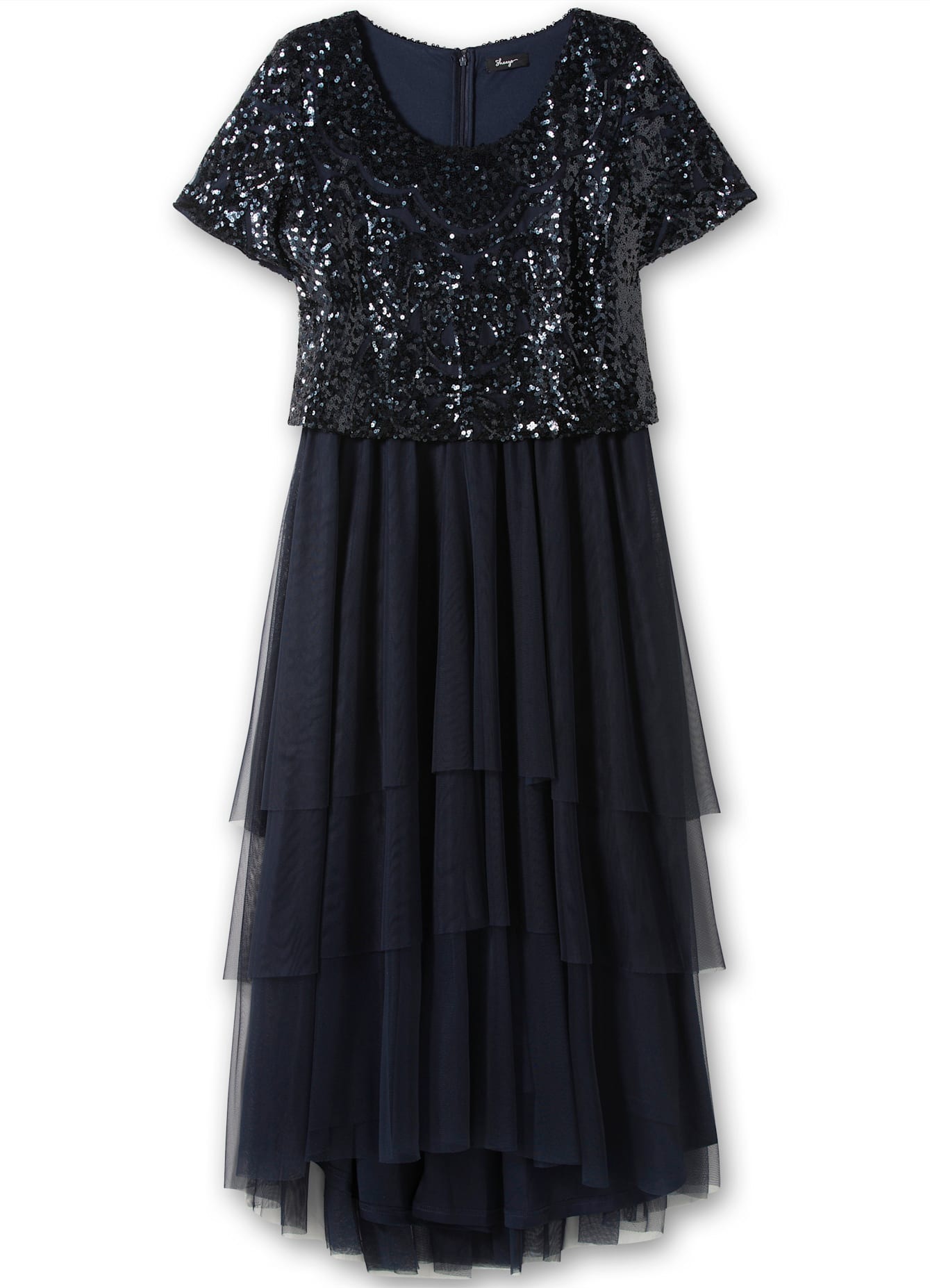 Sheego Maxi Dress Night Blue Size 50 3