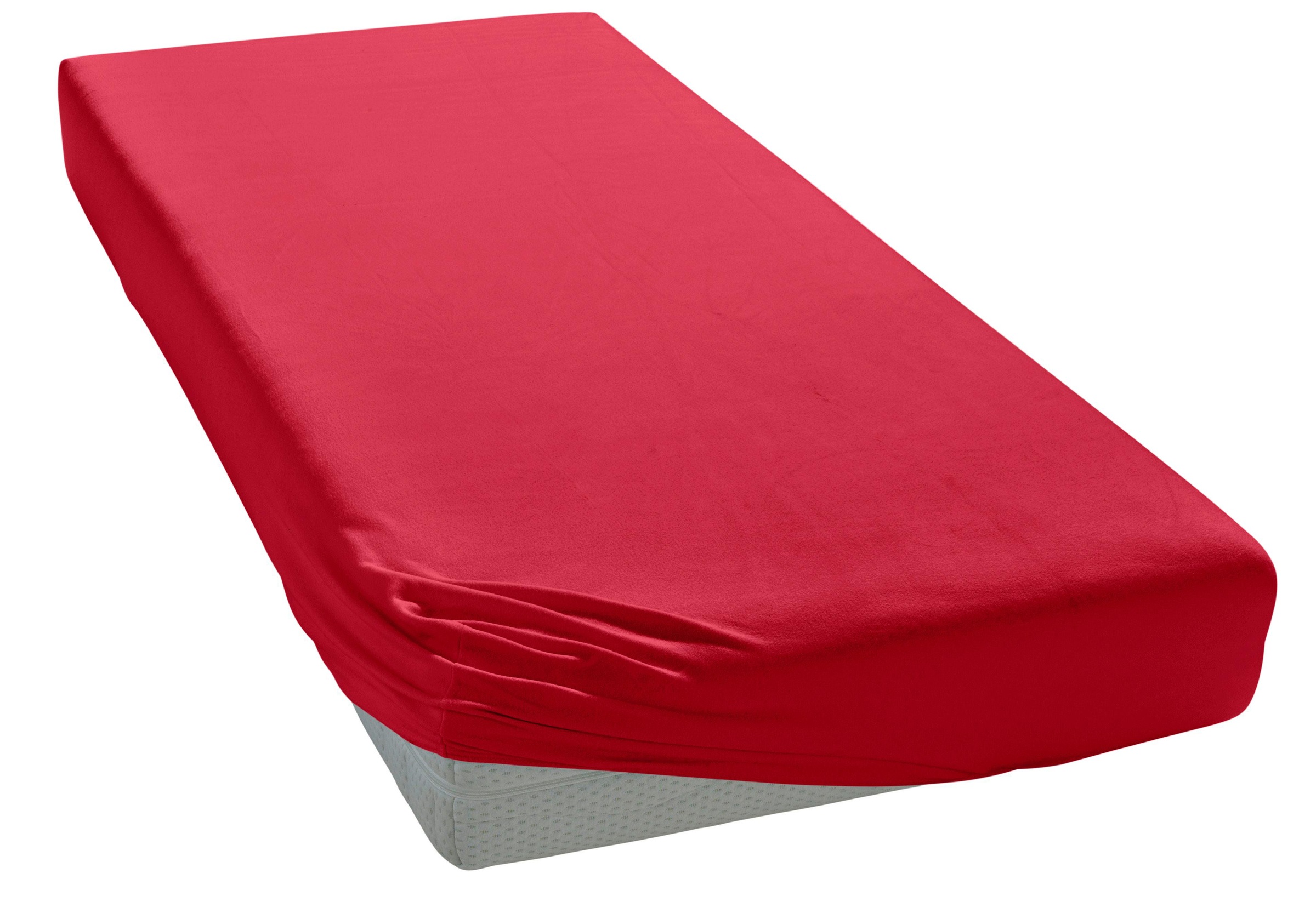 Elegante Spannbettlaken "Mako-Jersey" in hochwertiger Qualität mit Elasthan-Anteil