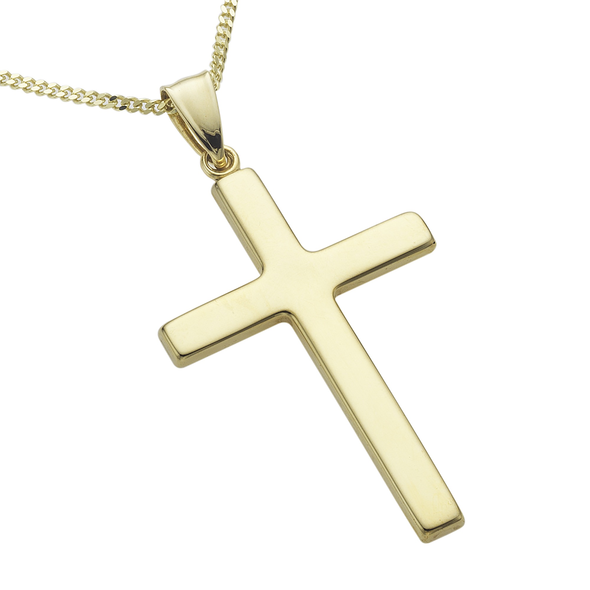 Fascination by Ellen K. Kette mit Anhänger »Gold 333 mit Motiv Kreuz«