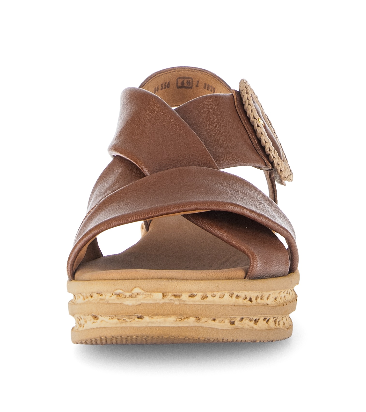 Gabor Wedge Sandal Cognac 37 6