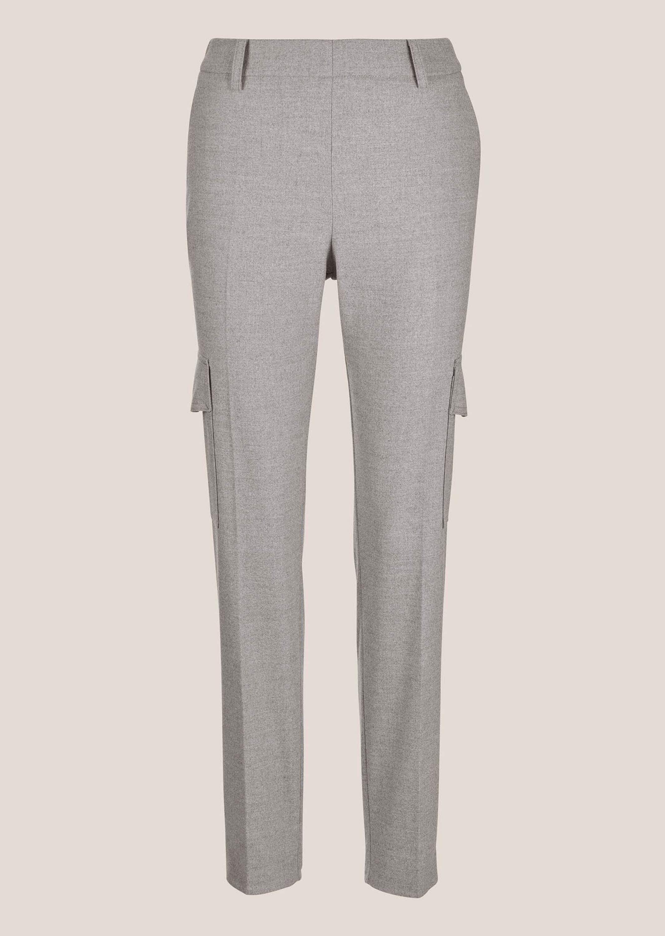 MADELEINE Cargohose "Cargo-Hose Uni Cargohose mit Taschen, 7/8-Länge"