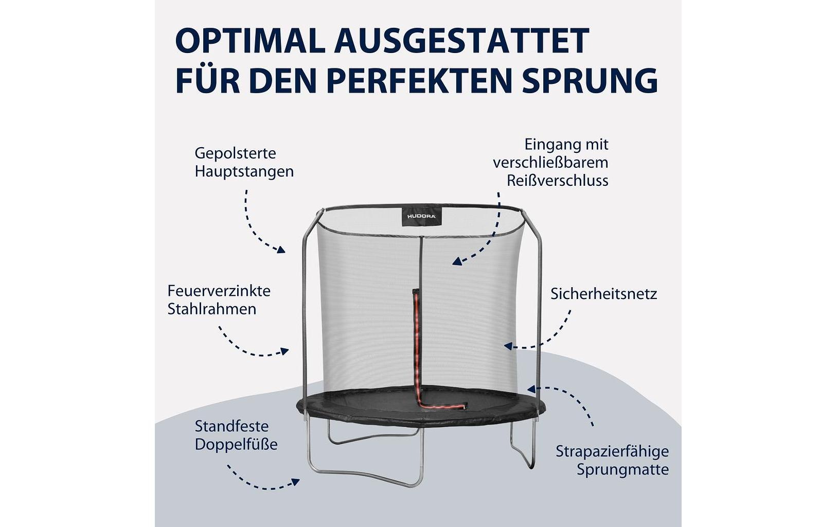 Hudora Gartentrampolin »First 250 V rund«