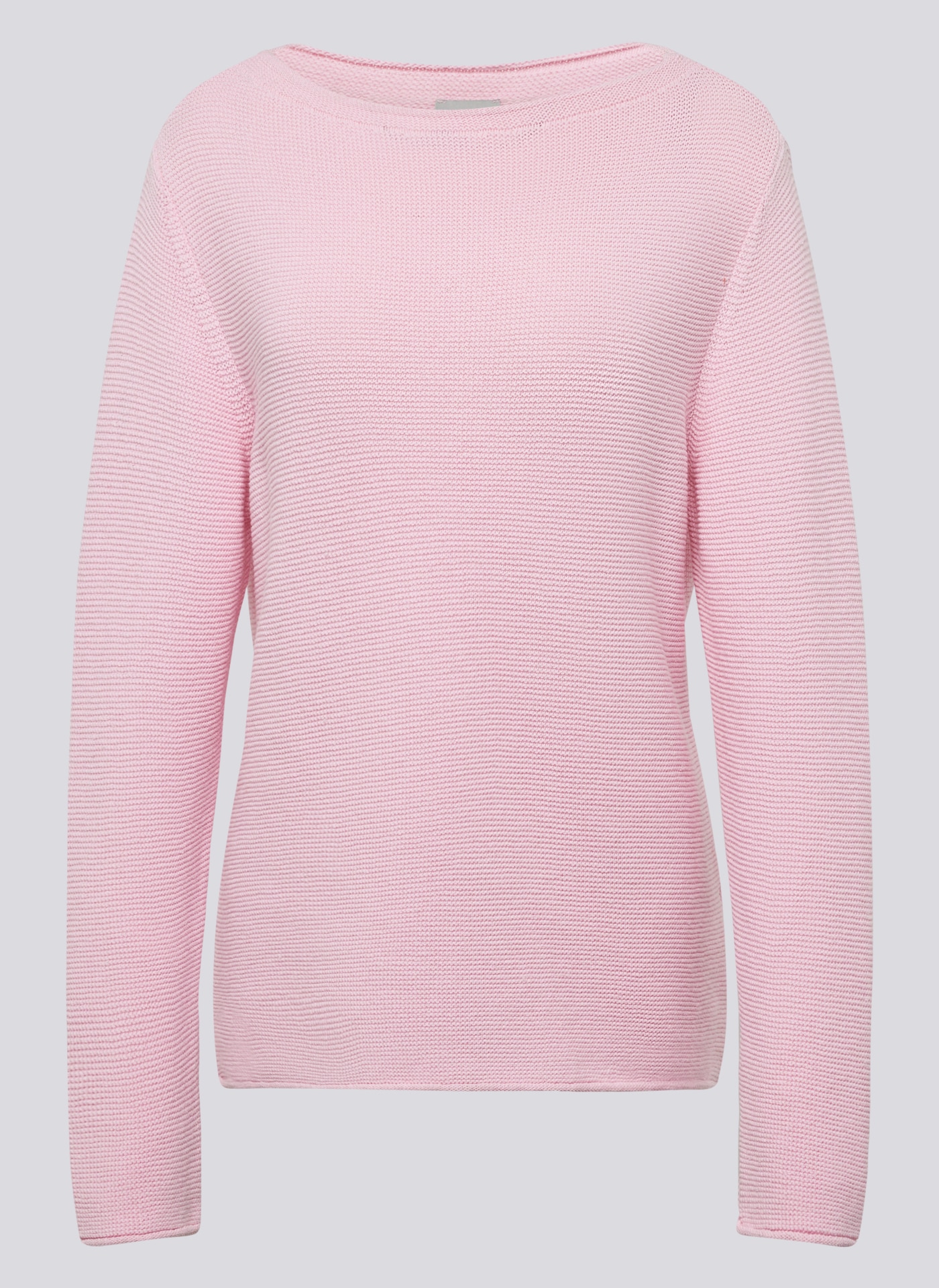 Rabe Rundhalspullover in Struktur-Optik