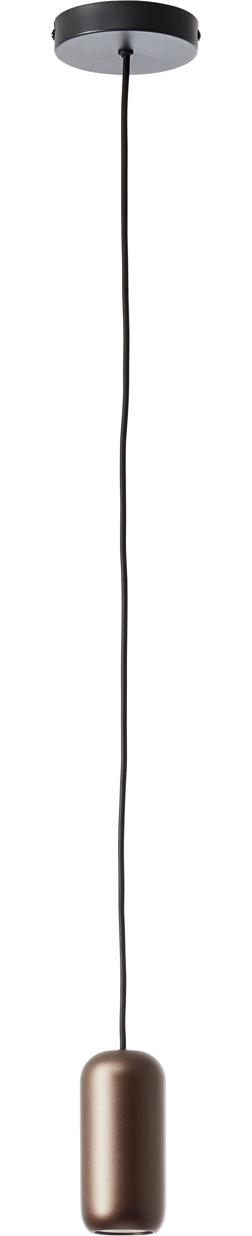 Brilliant Pendelleuchte »Jane« GU10 1 Stk. H 150 cm, GU10 Fassung, kürzbar, Metall, schwarz braun